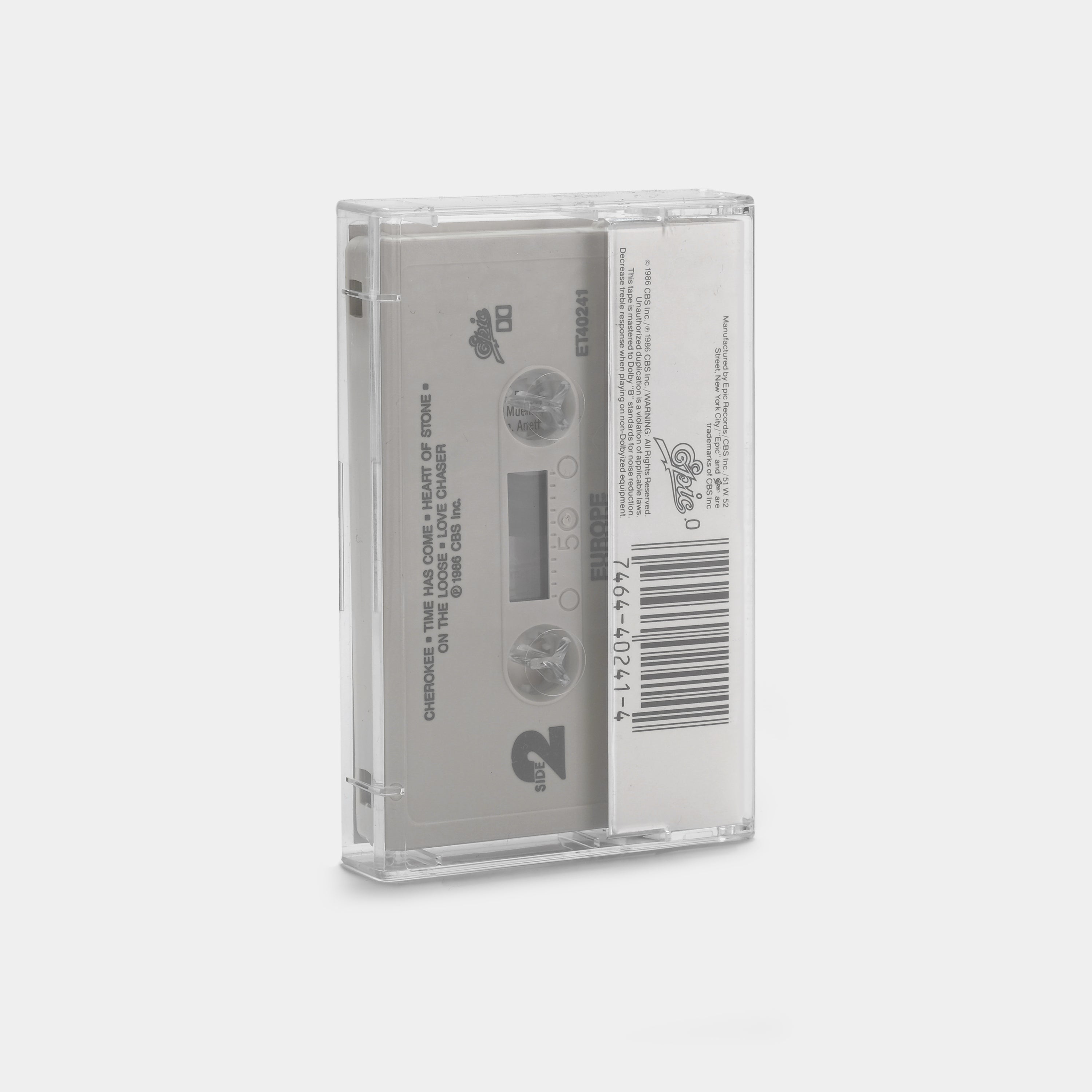 Europe - The Final Countdown Cassette Tape