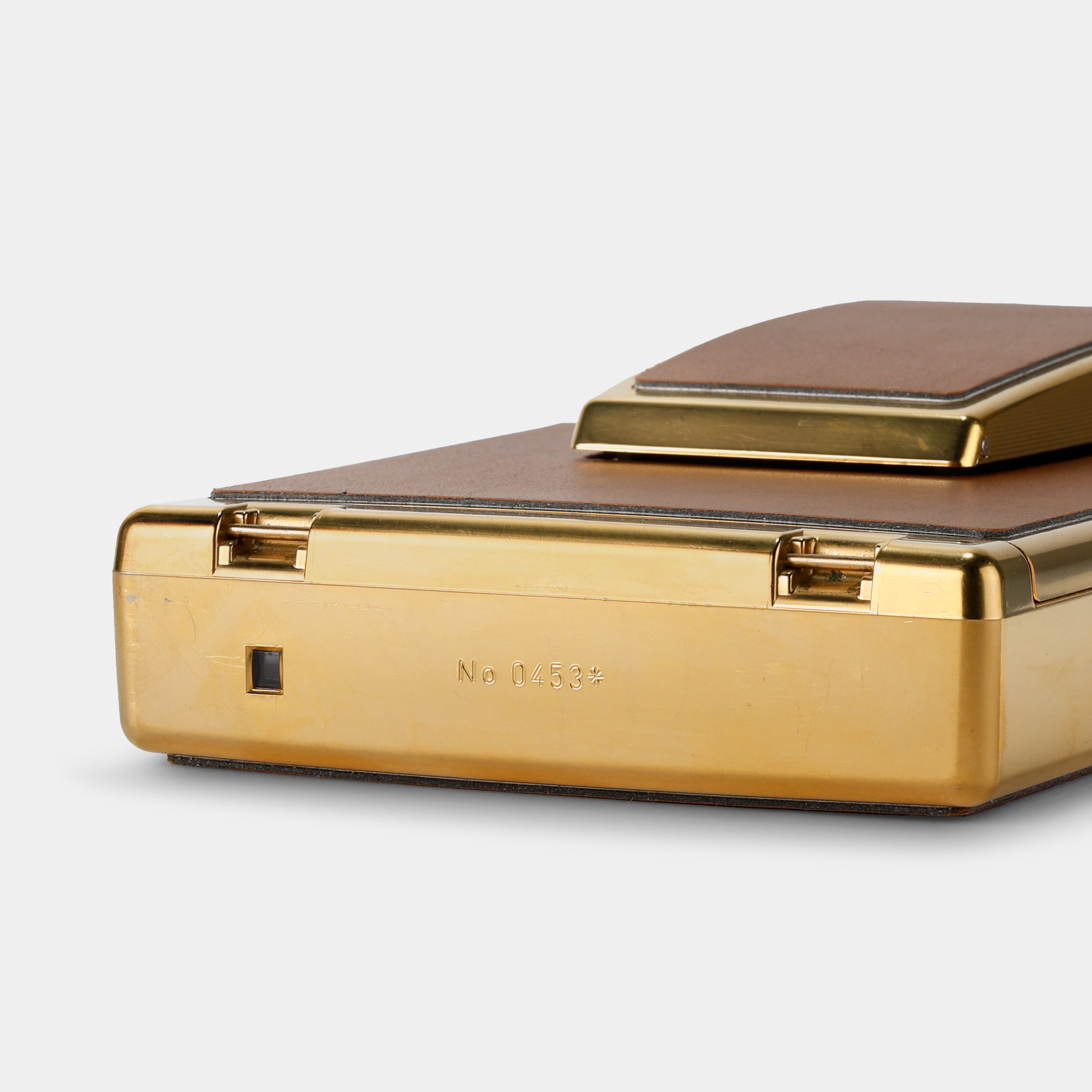 Polaroid SX-70 Alpha Gold-Plated Folding Instant Film Camera