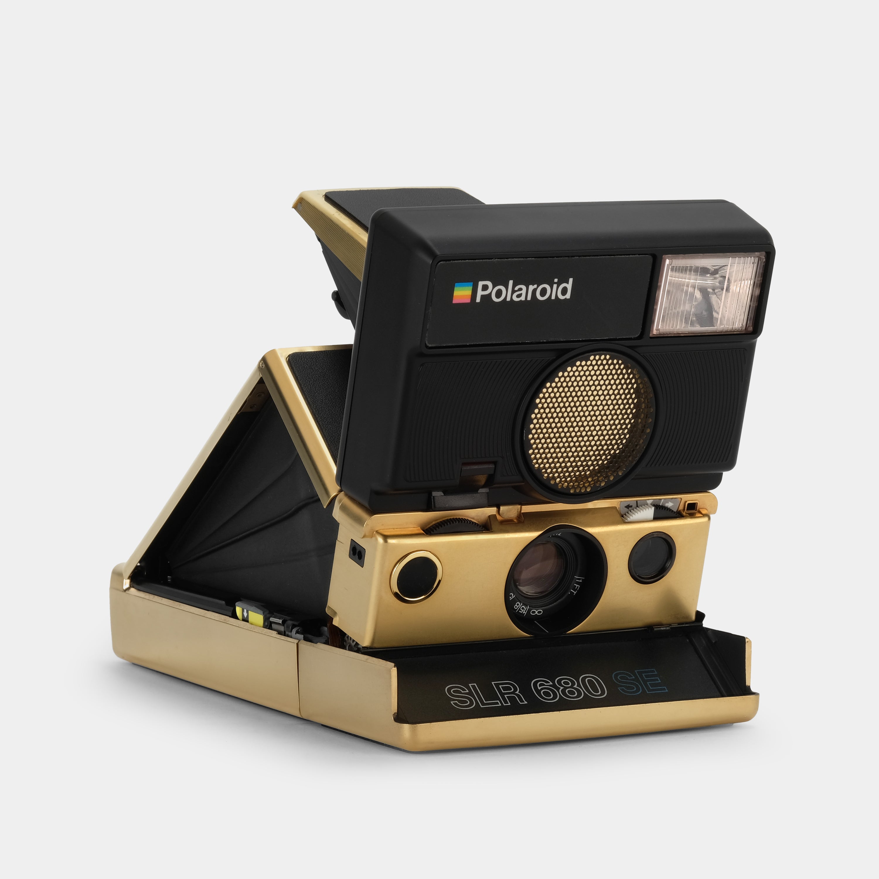 Polaroid 600 SLR 680 SE Gold Folding Instant Film Camera