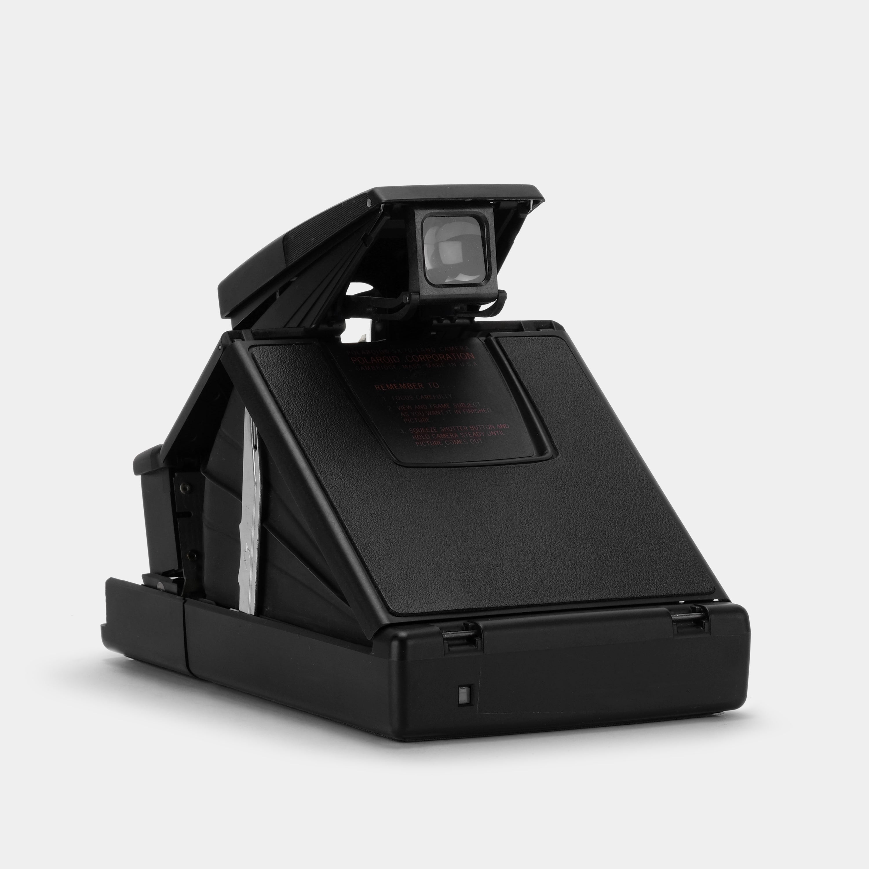 Polaroid SX-70 Executive Black Folding Instant Film Camera