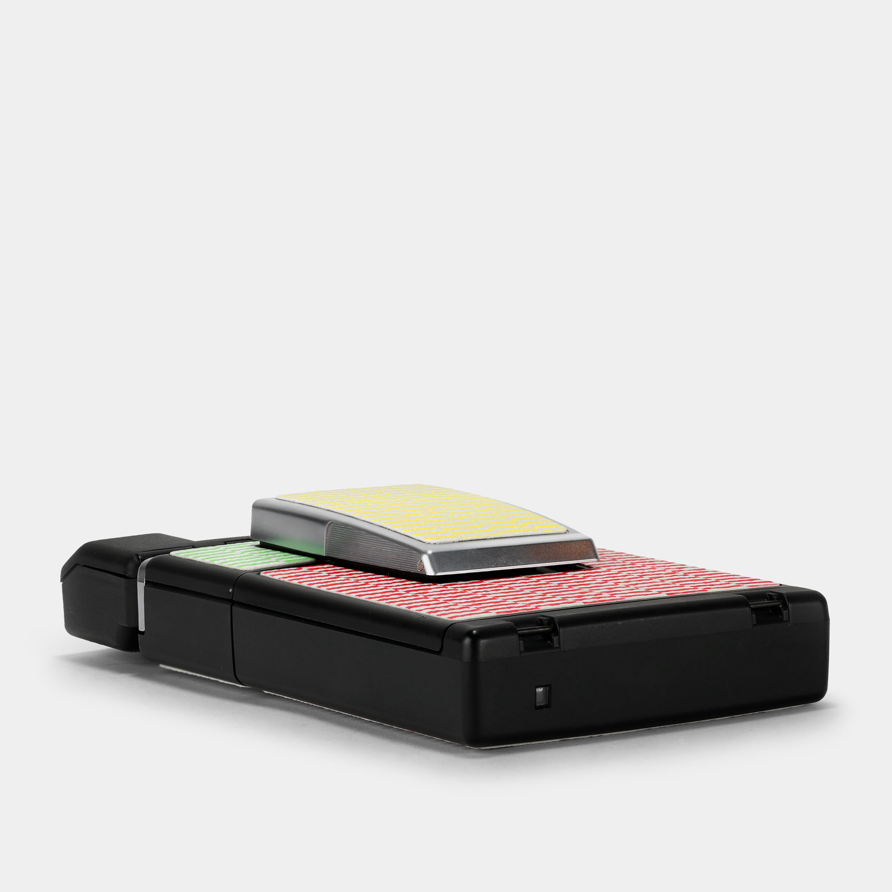 Polaroid SX-70 Sonar Autofocus Black with Chrome Folding Instant Film Camera