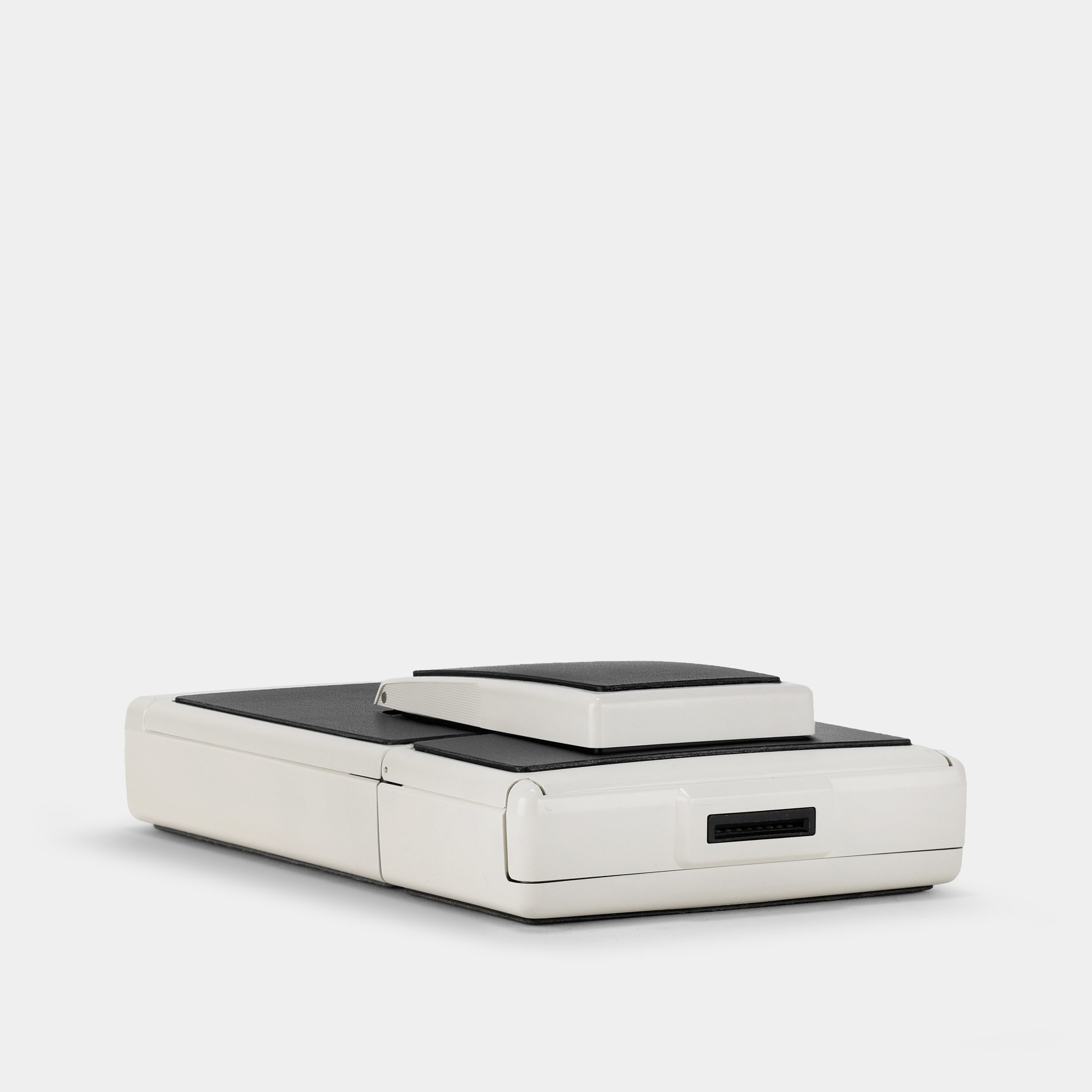 Polaroid SX-70 Model 2 White with Black Leathers Folding Instant Film Camera