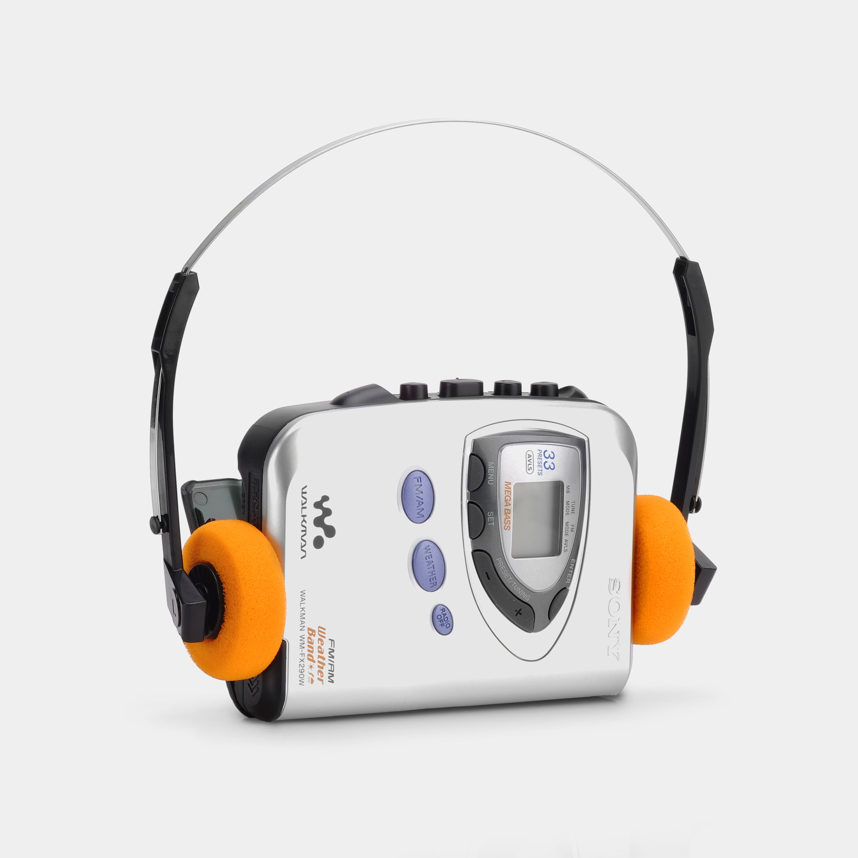 Sony Walkman WM-FX290/FX290W AM/FM Portable Cassette Player