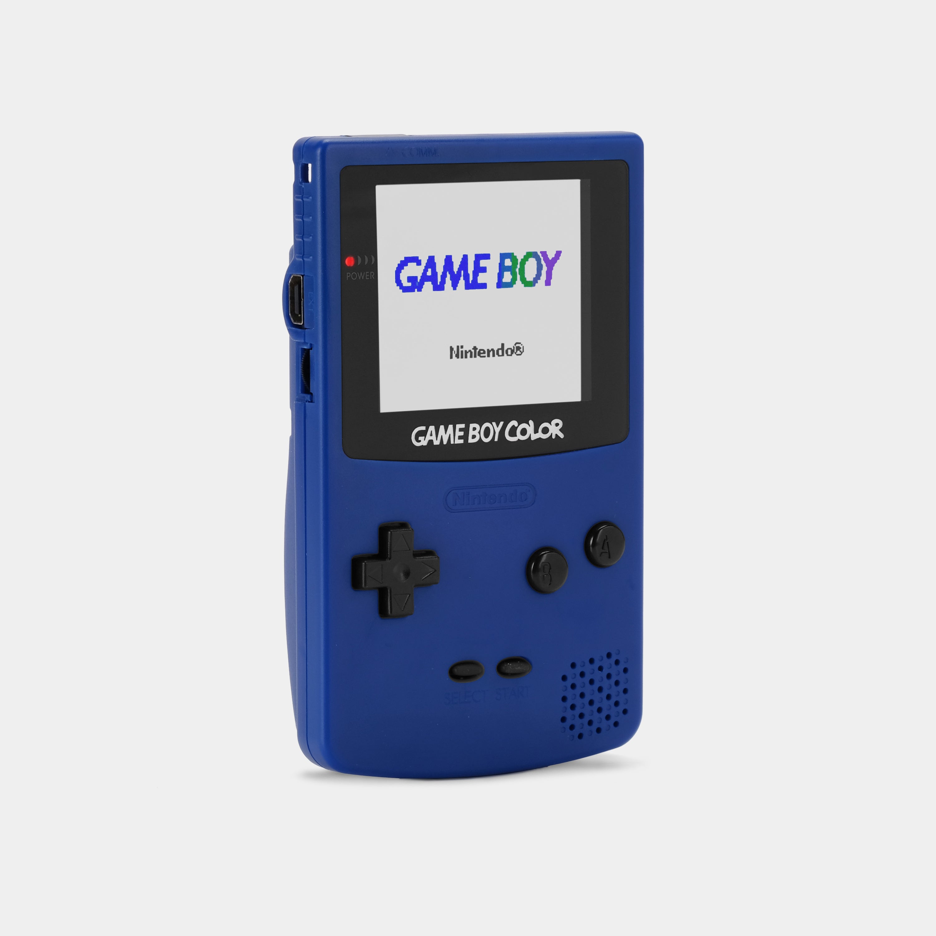 Nintendo Game Boy Color Blue Game Console With Backlit Screen
