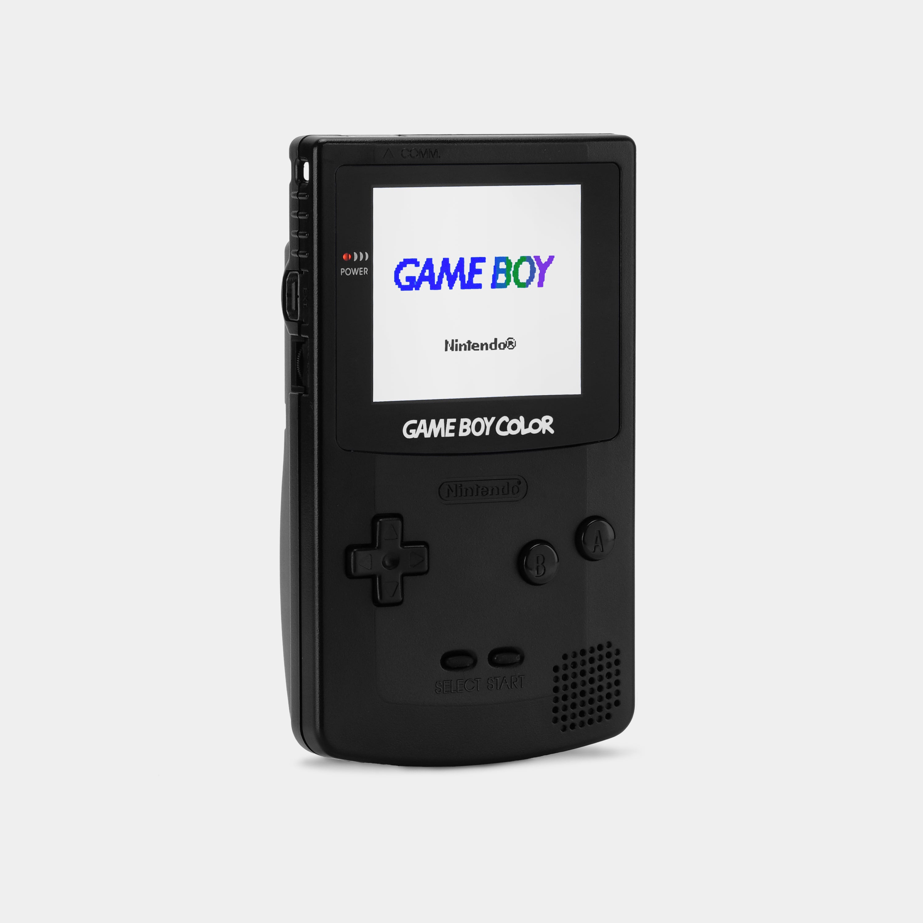 Nintendo Game Boy Color Black Game Console With Backlit Screen