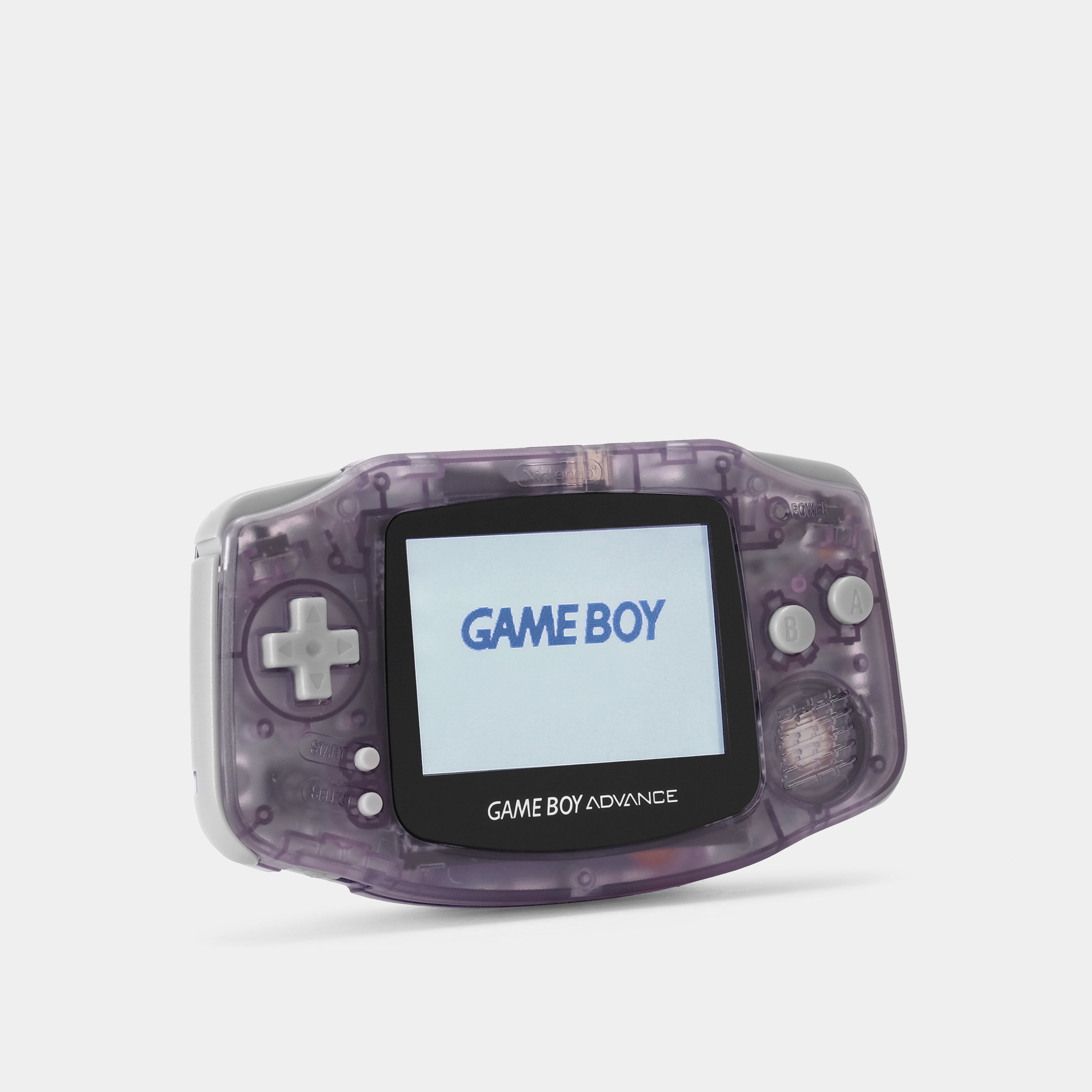 Nintendo Game Boy Advance Atomic Purple Game Console With Backlit Screen