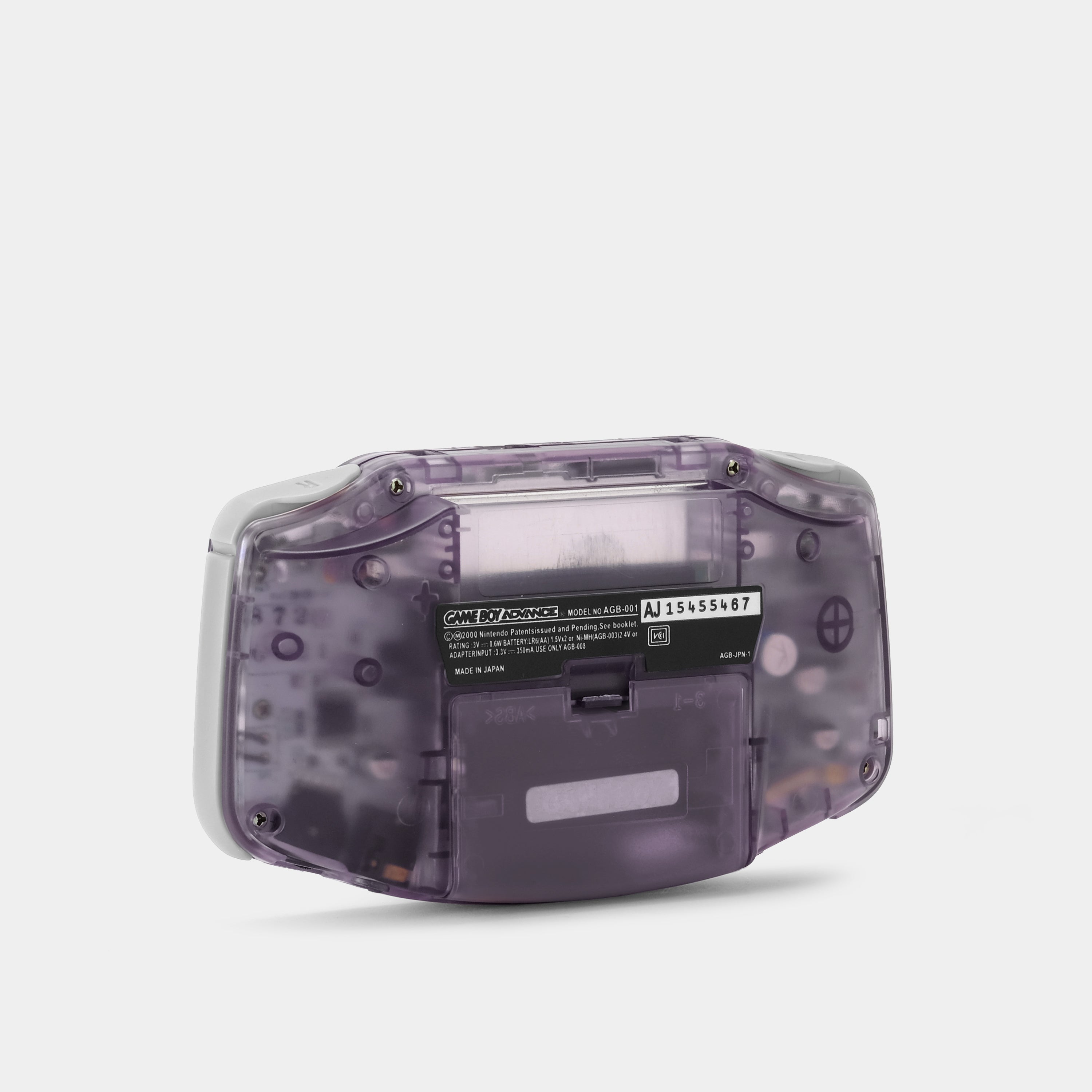 Nintendo Game Boy Advance Atomic Purple Game Console With Backlit Screen