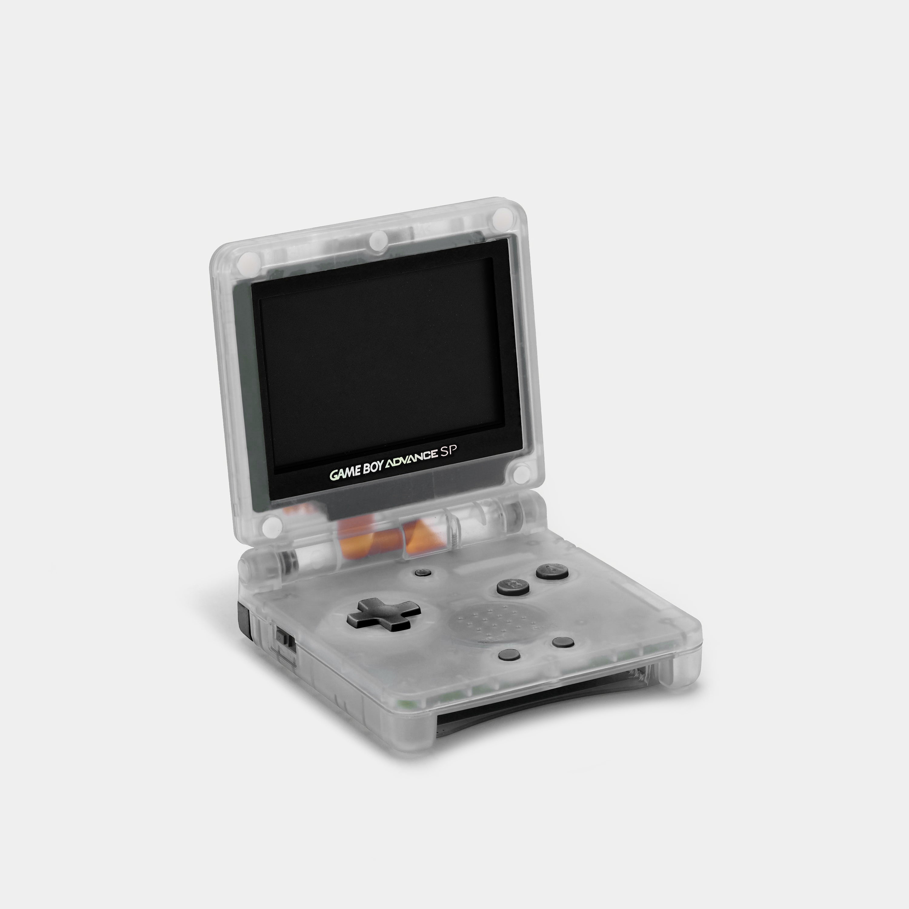 Nintendo Game Boy Advance SP Clear Game Console With Backlit Screen