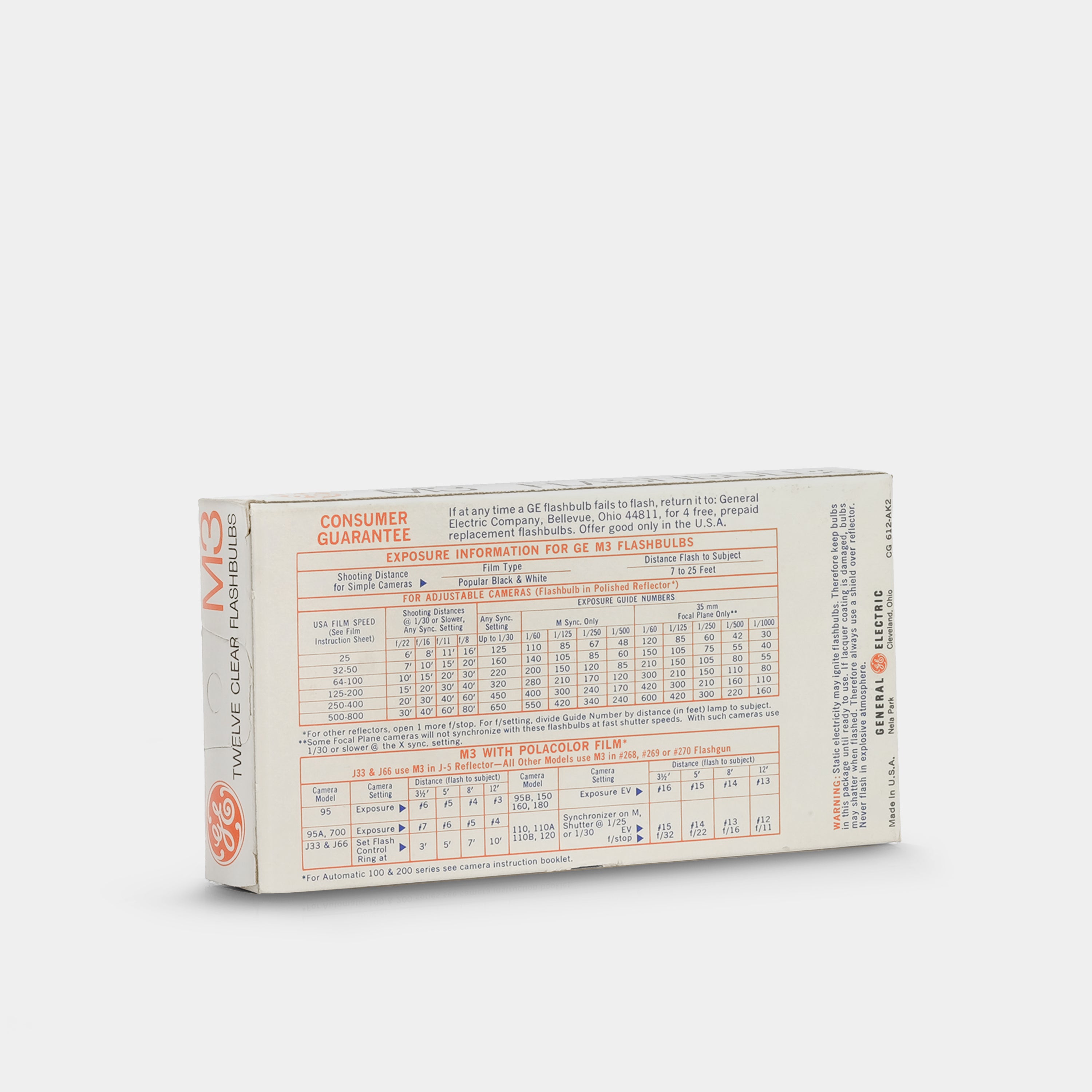 M3 Packfilm Flash Bulbs