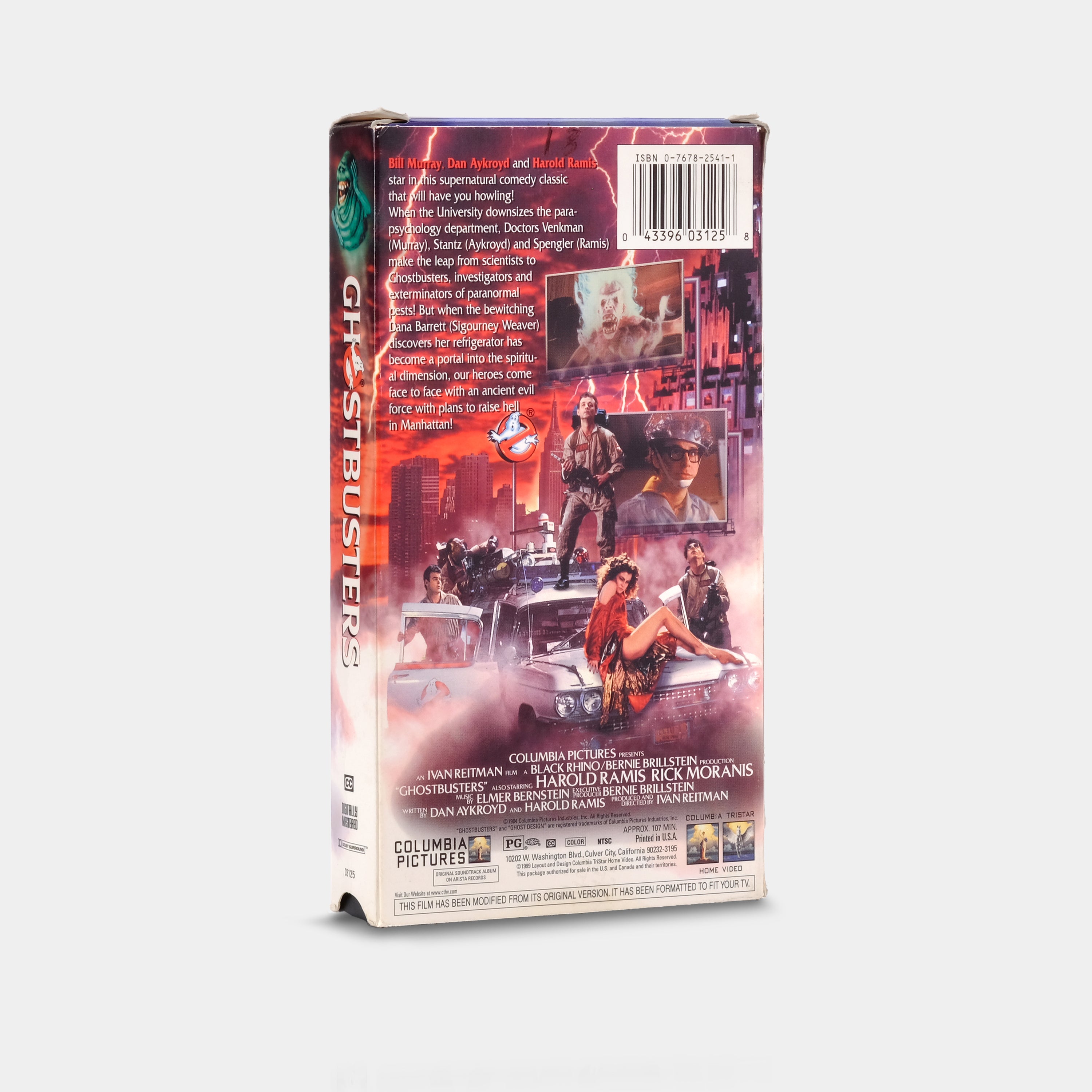 Ghostbusters VHS Tape