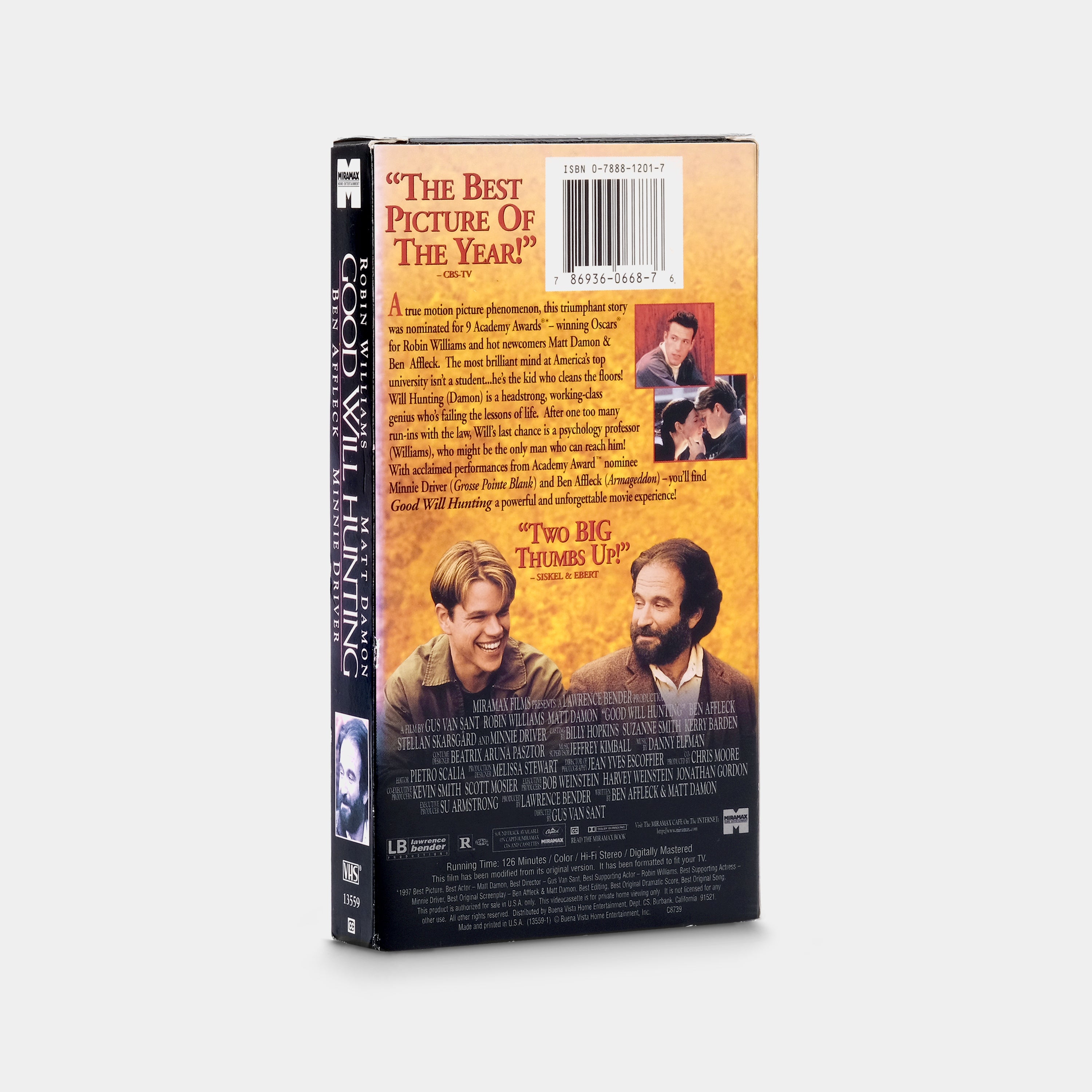 Good Will Hunting VHS Tape