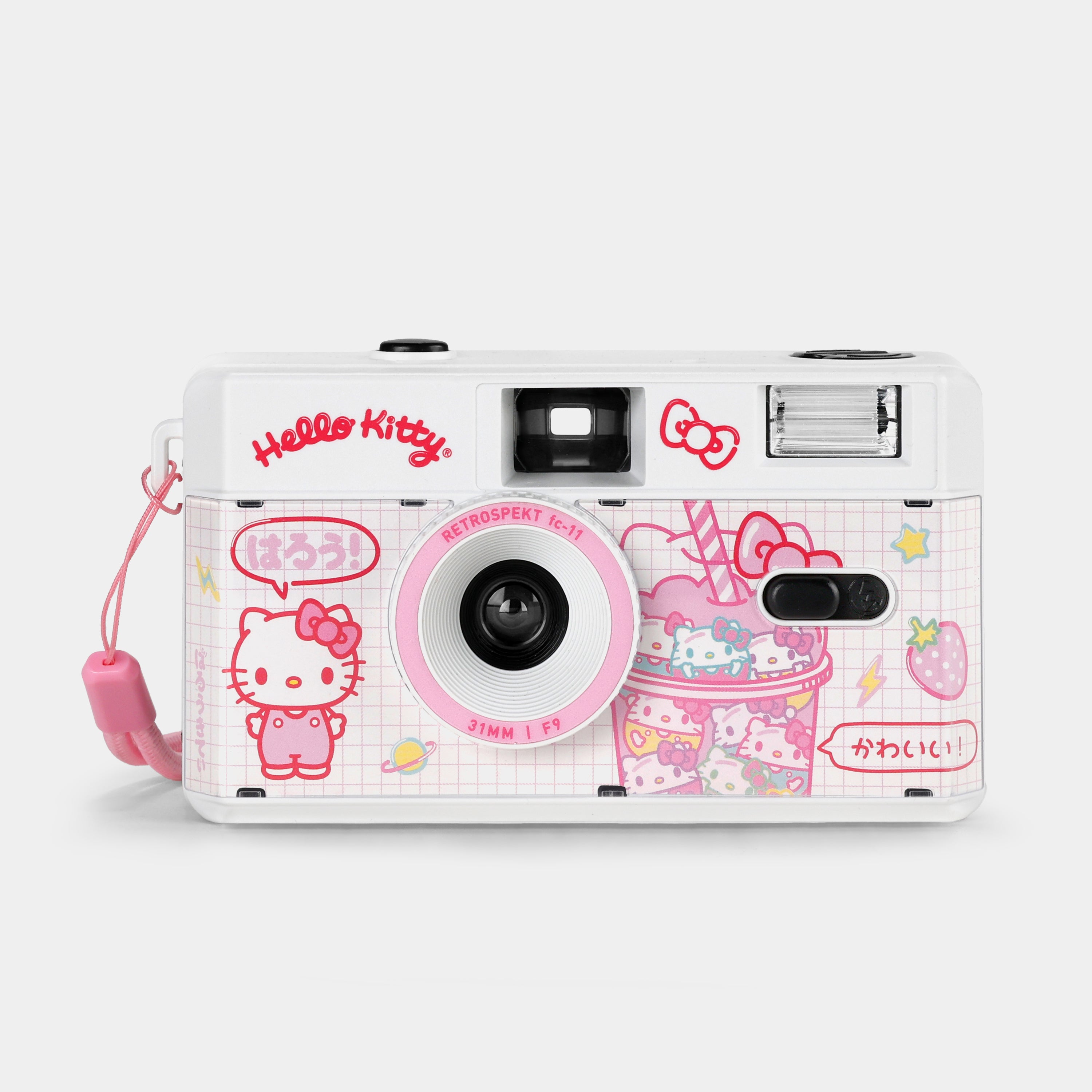 Hello Kitty "Strawberry Kawaii" 35mm Film Camera (Open Box)