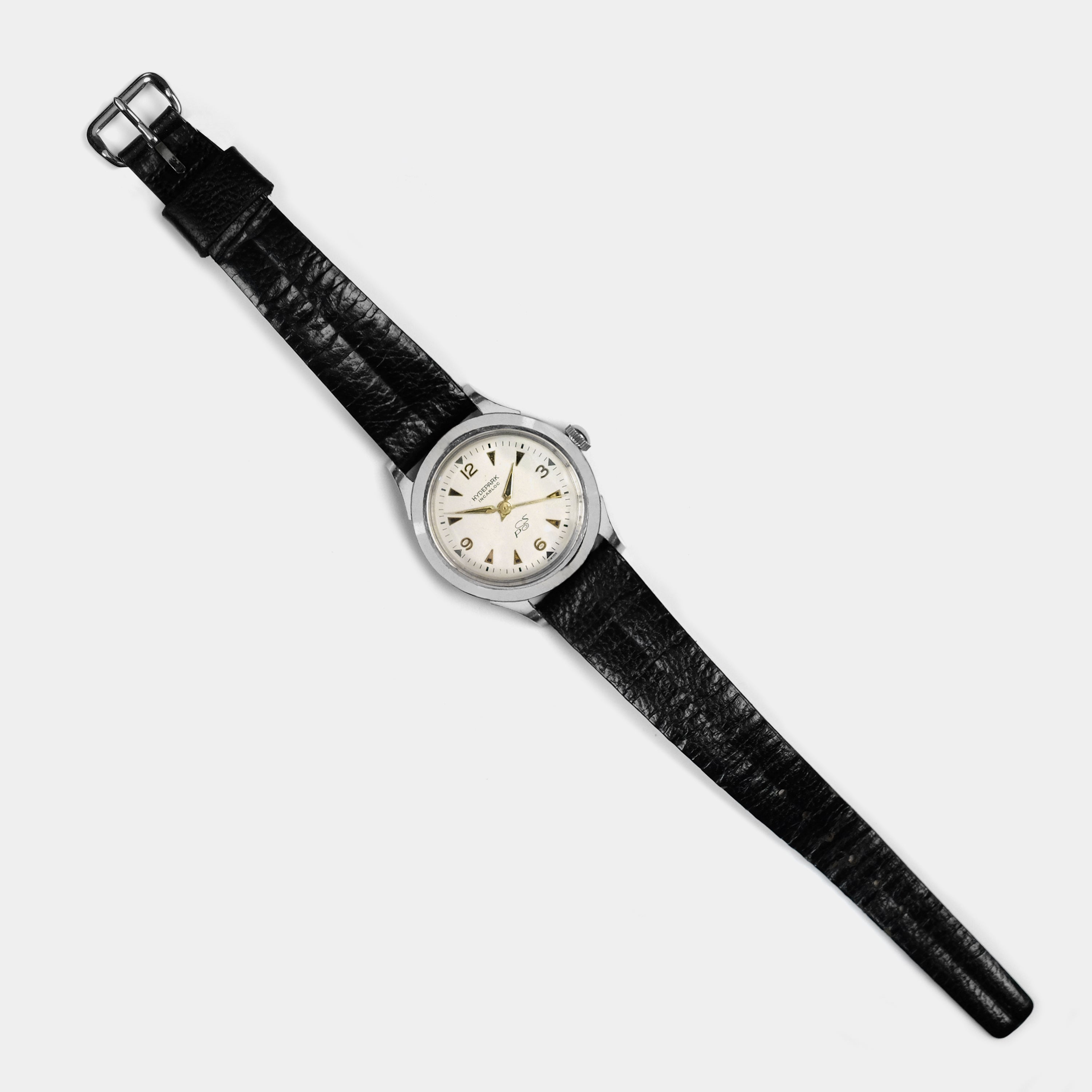 Hydepark Time-Only Manual-Wind Circa 1950s Wristwatch