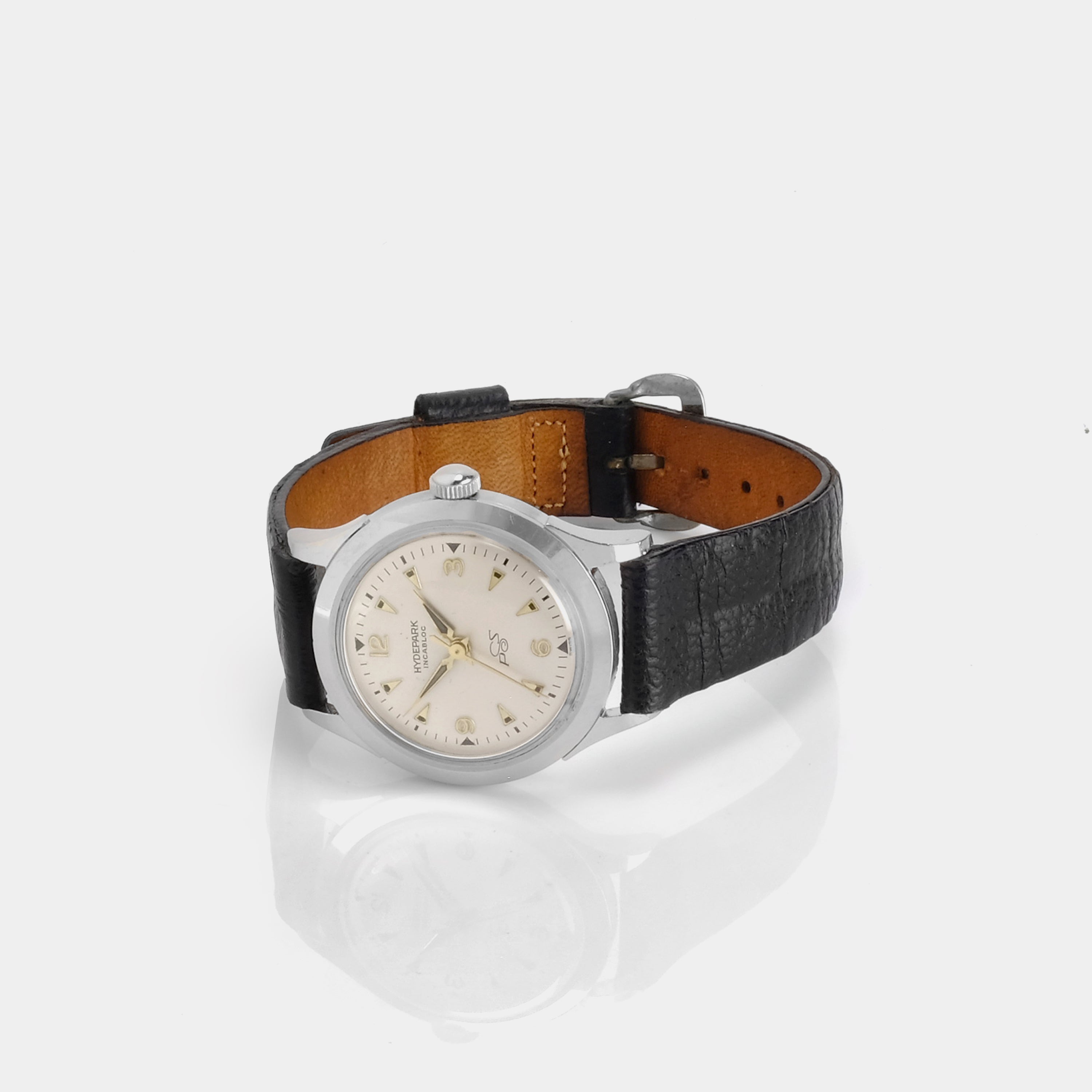 Hydepark Time-Only Manual-Wind Circa 1950s Wristwatch