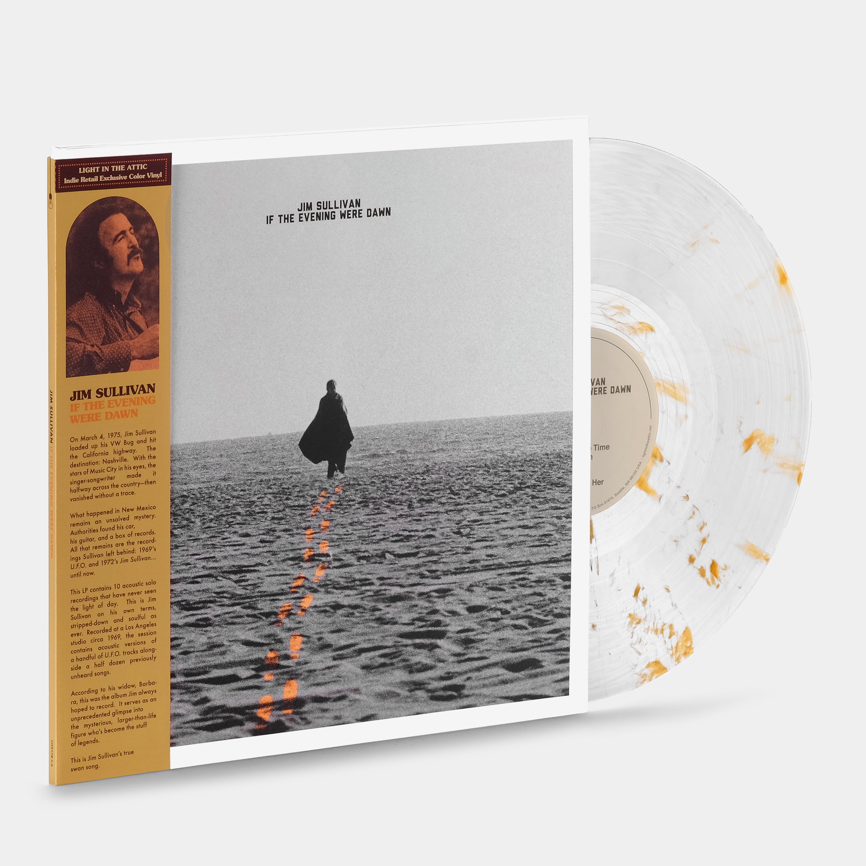 Jim Sullivan - If The Evening Were Dawn LP Clear/Gold Vinyl Record