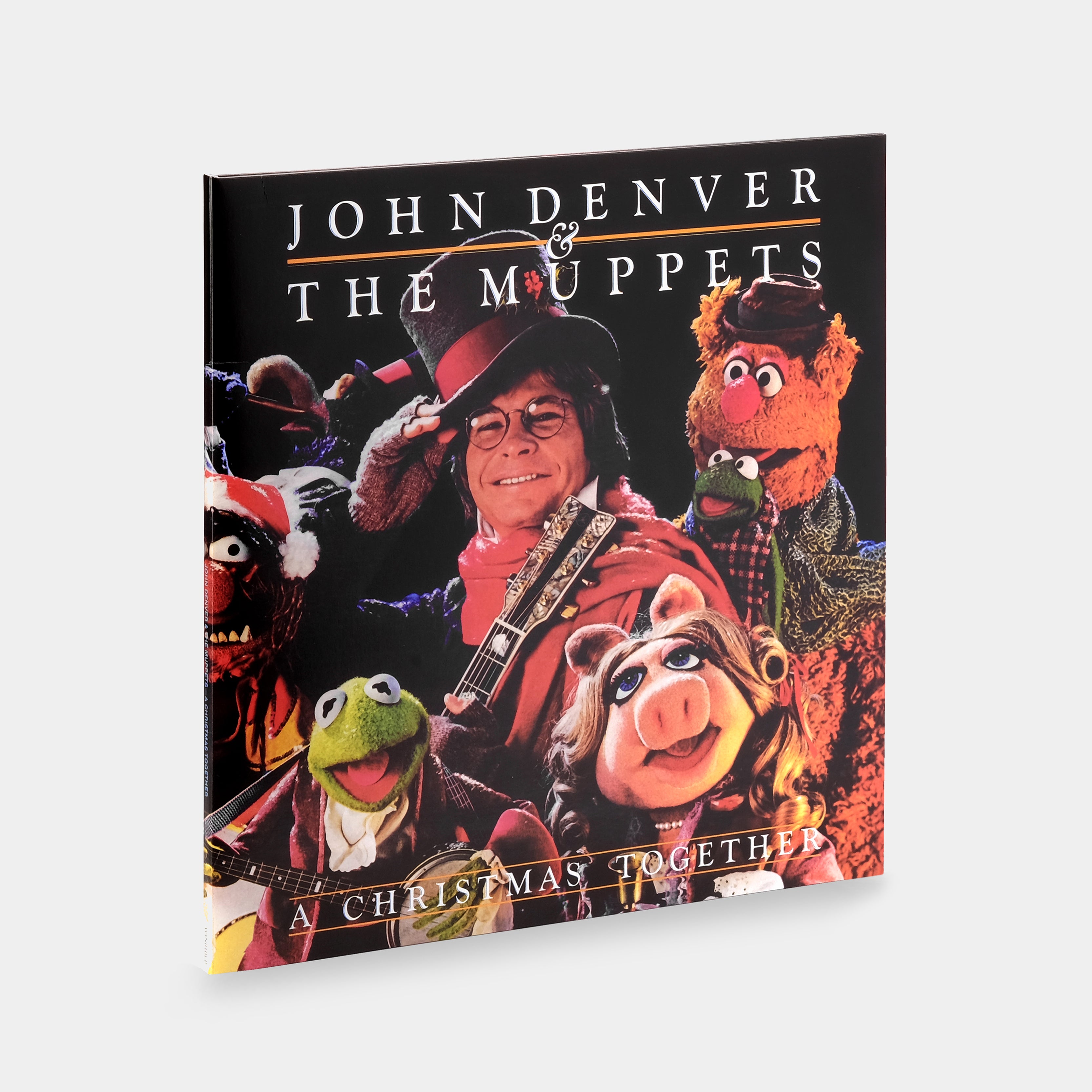 John Denver & The Muppets - A Christmas Together LP Candy Cane Swirl Vinyl Record