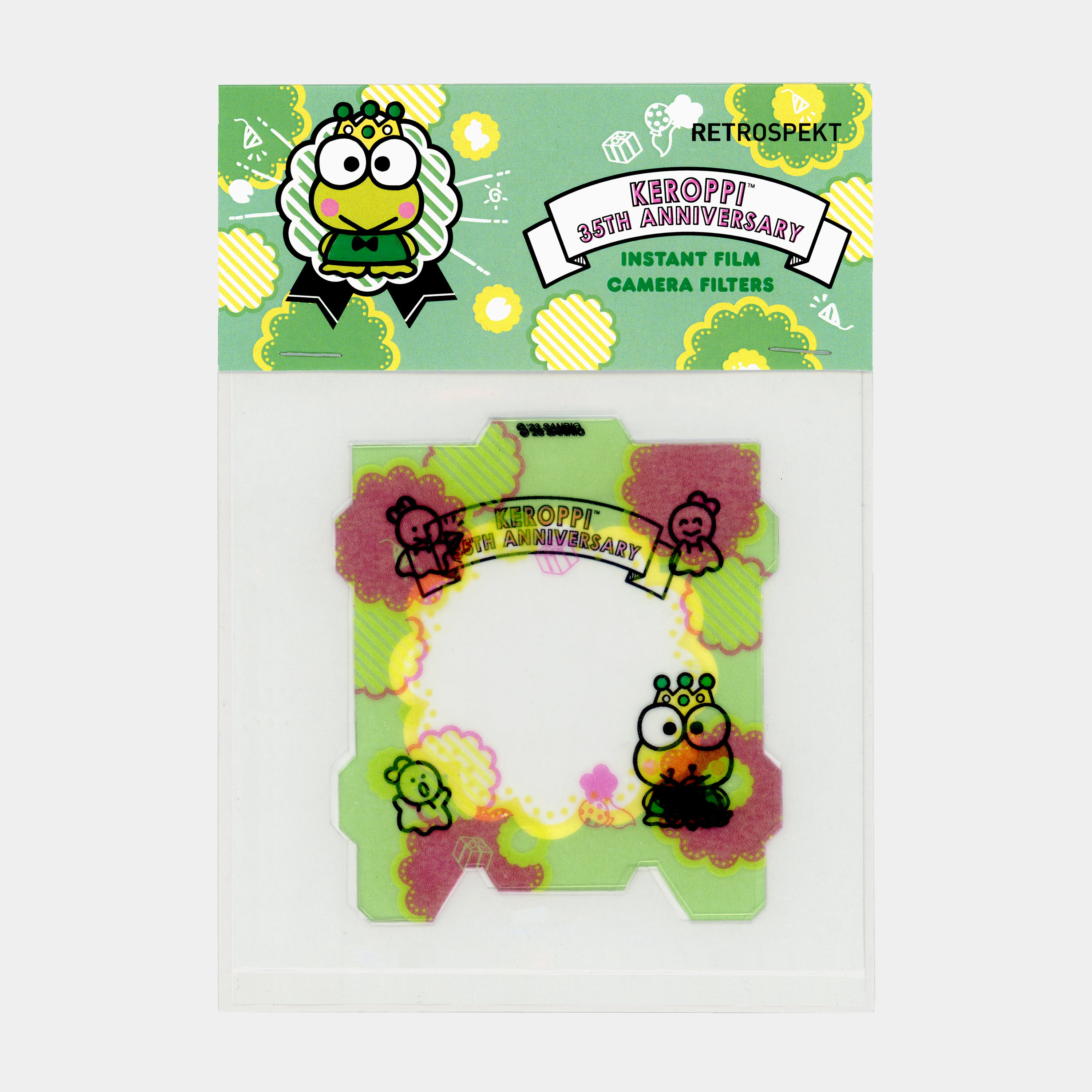 Keroppi Photo Filters for Instant Film Cameras (5-Pack)