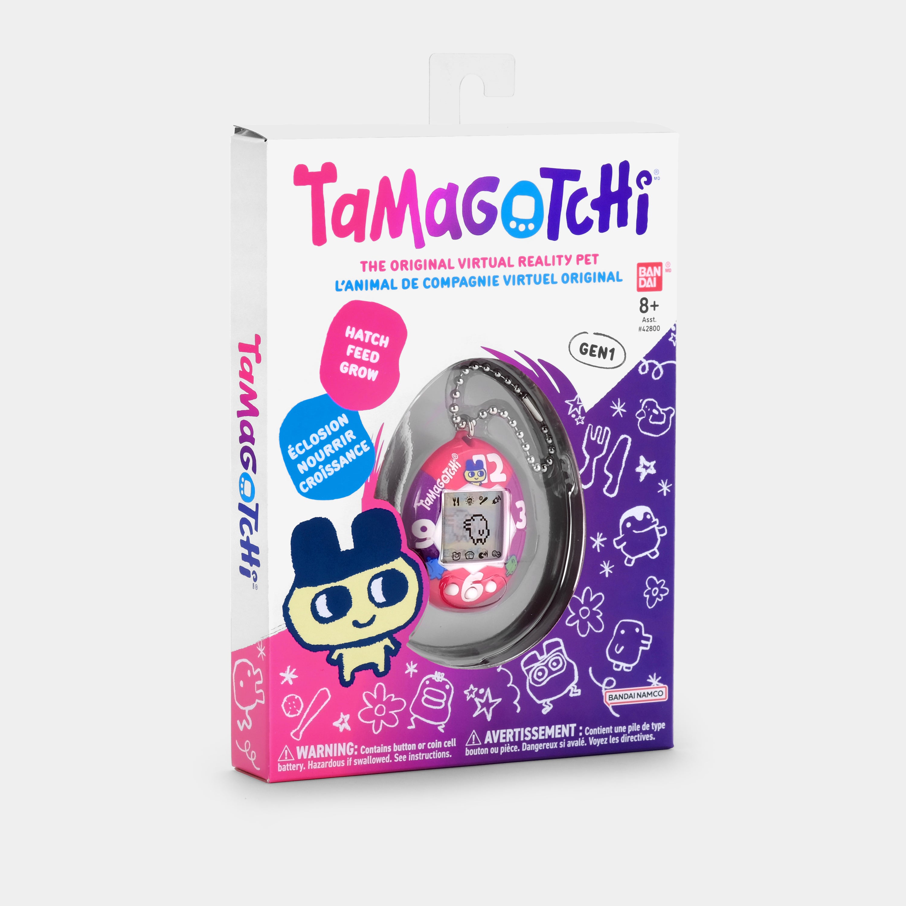 Original Tamagotchi (Gen. 1) Purple-Pink Virtual Pet