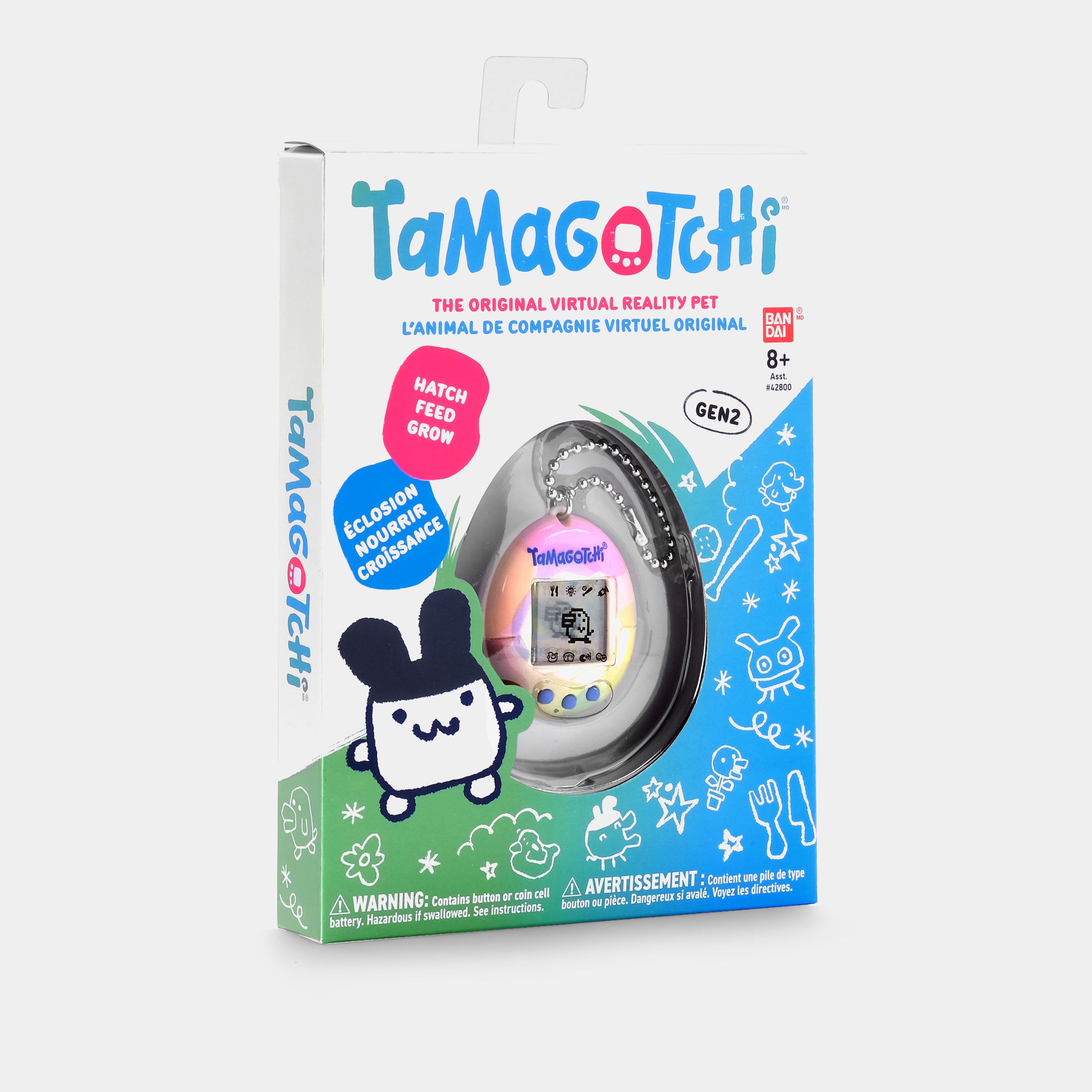 Original Tamagotchi (Gen. 2) Pastel Bubbles Virtual Pet