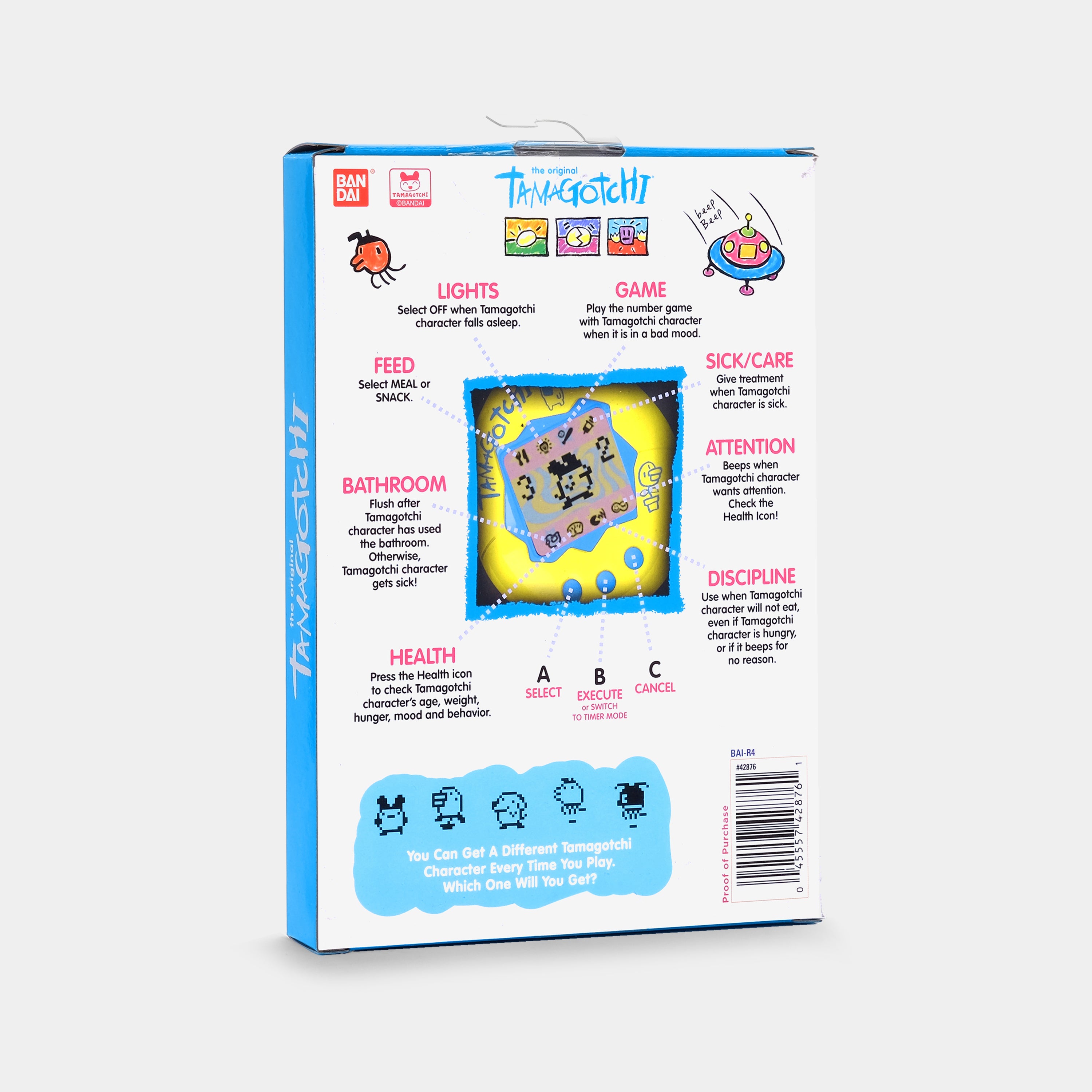 Original Tamagotchi (Gen. 2) Stone Virtual Pet