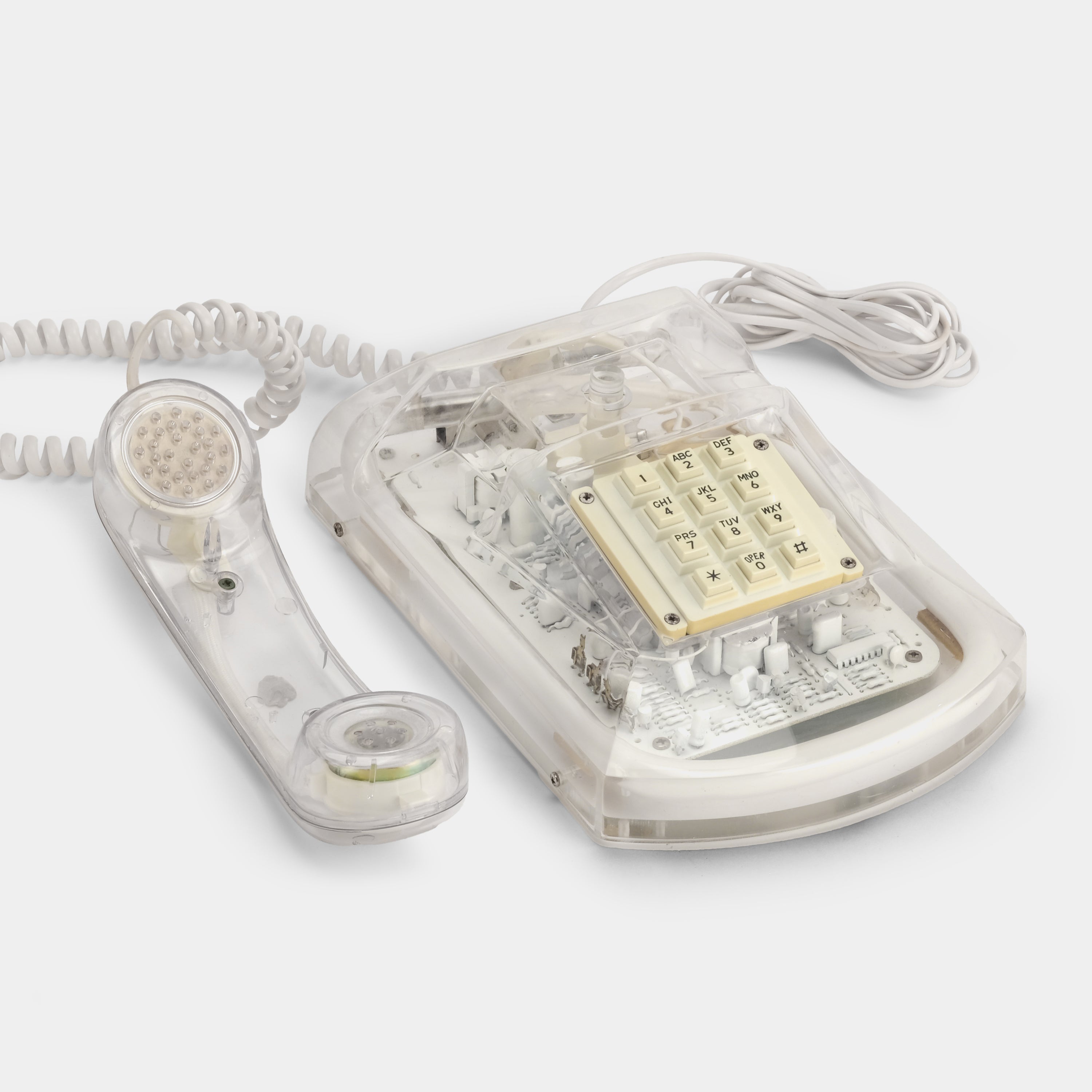 Roxanne 9221-8 Transparent Clear Light-Up Telephone