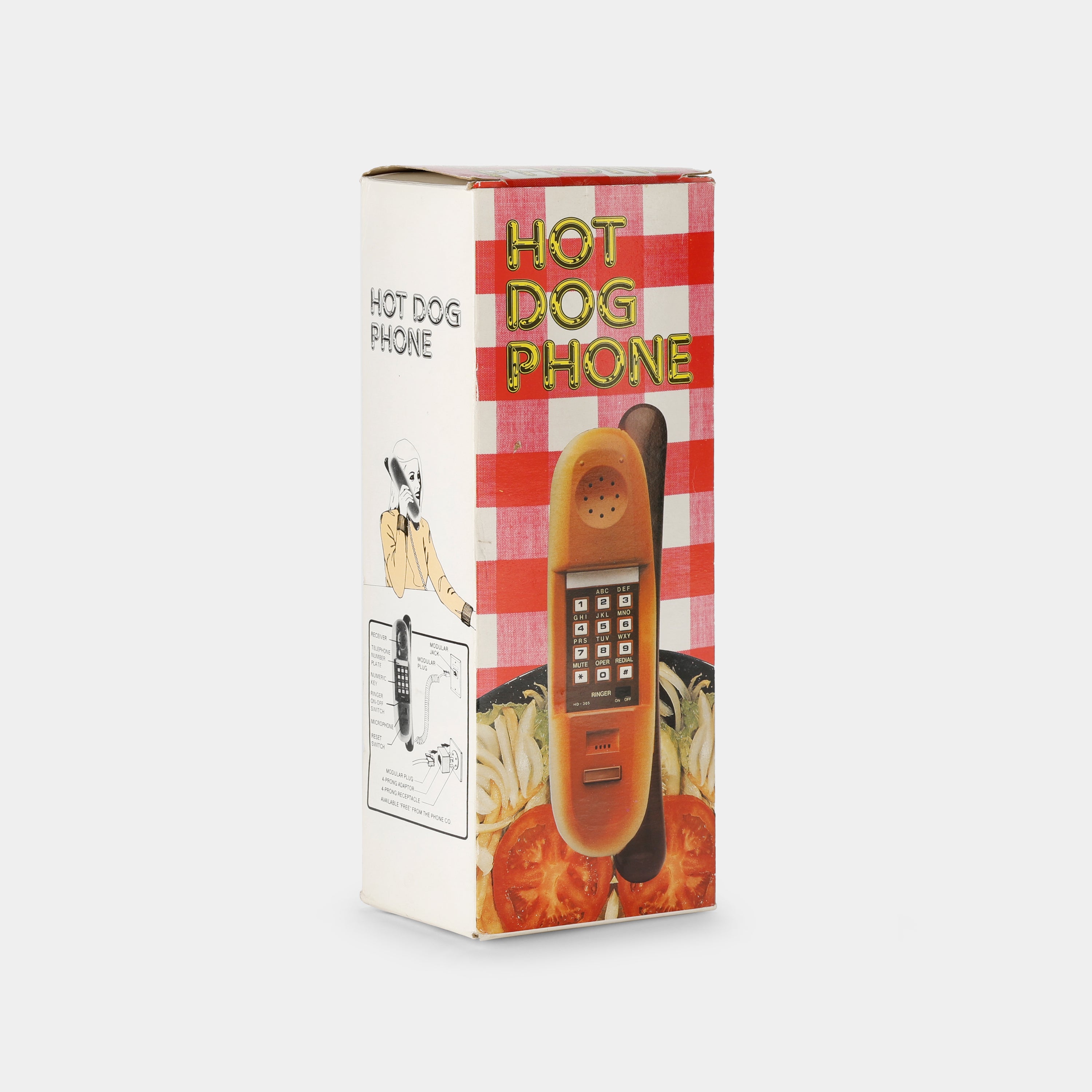 Vintage Hot Dog Telephone
