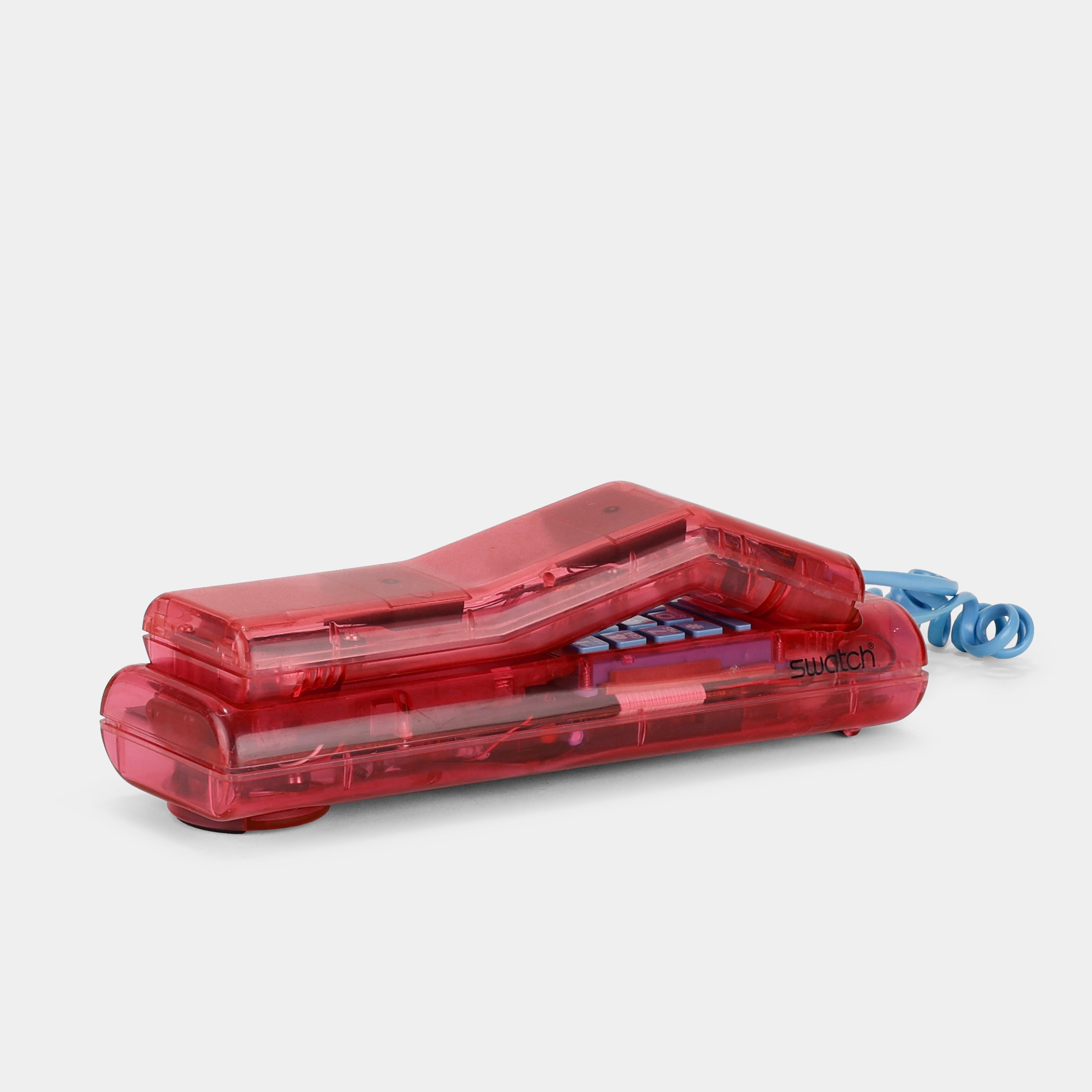 Swatch Twin Phone Transparent Red Telephone