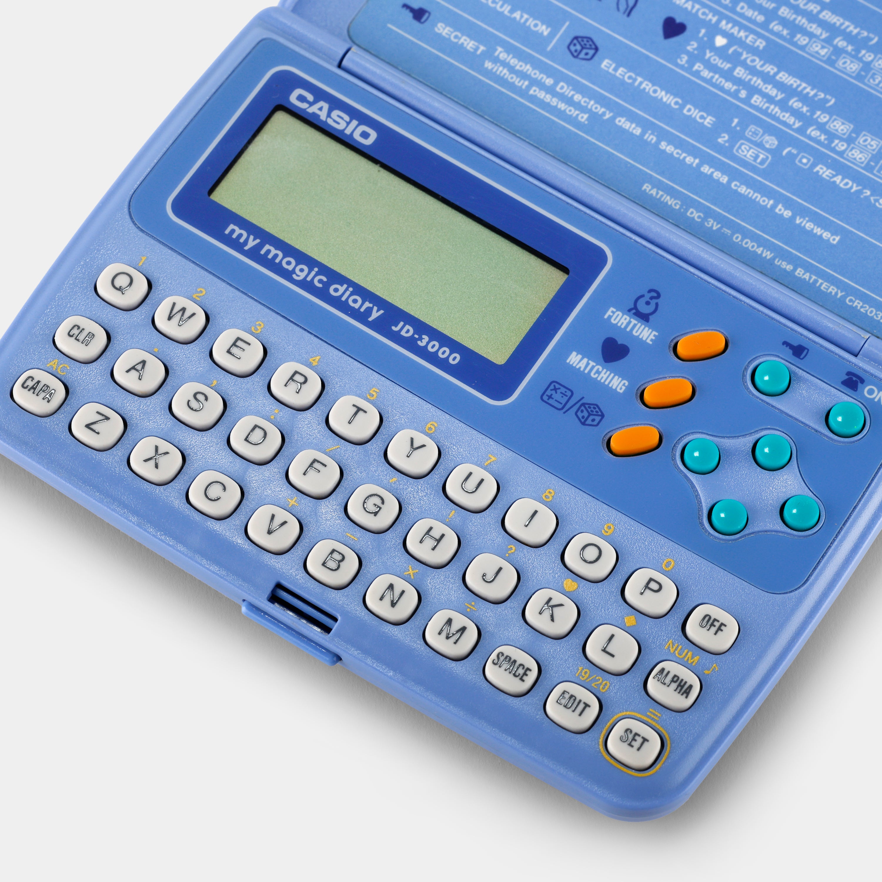 Casio My Magic Diary JD-3000 Digital Organizer