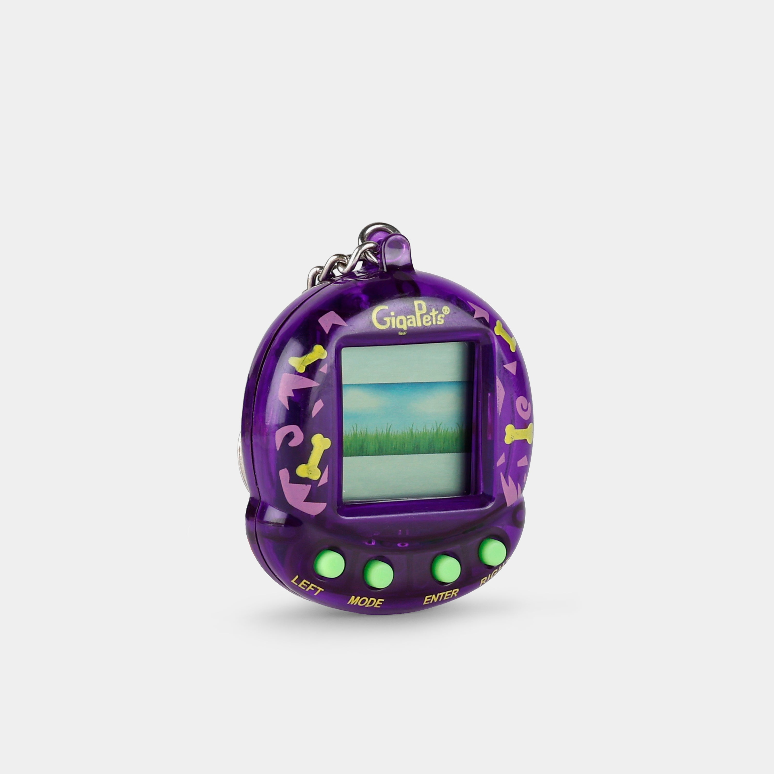 Giga Pets Transparent Purple Virtual Pet