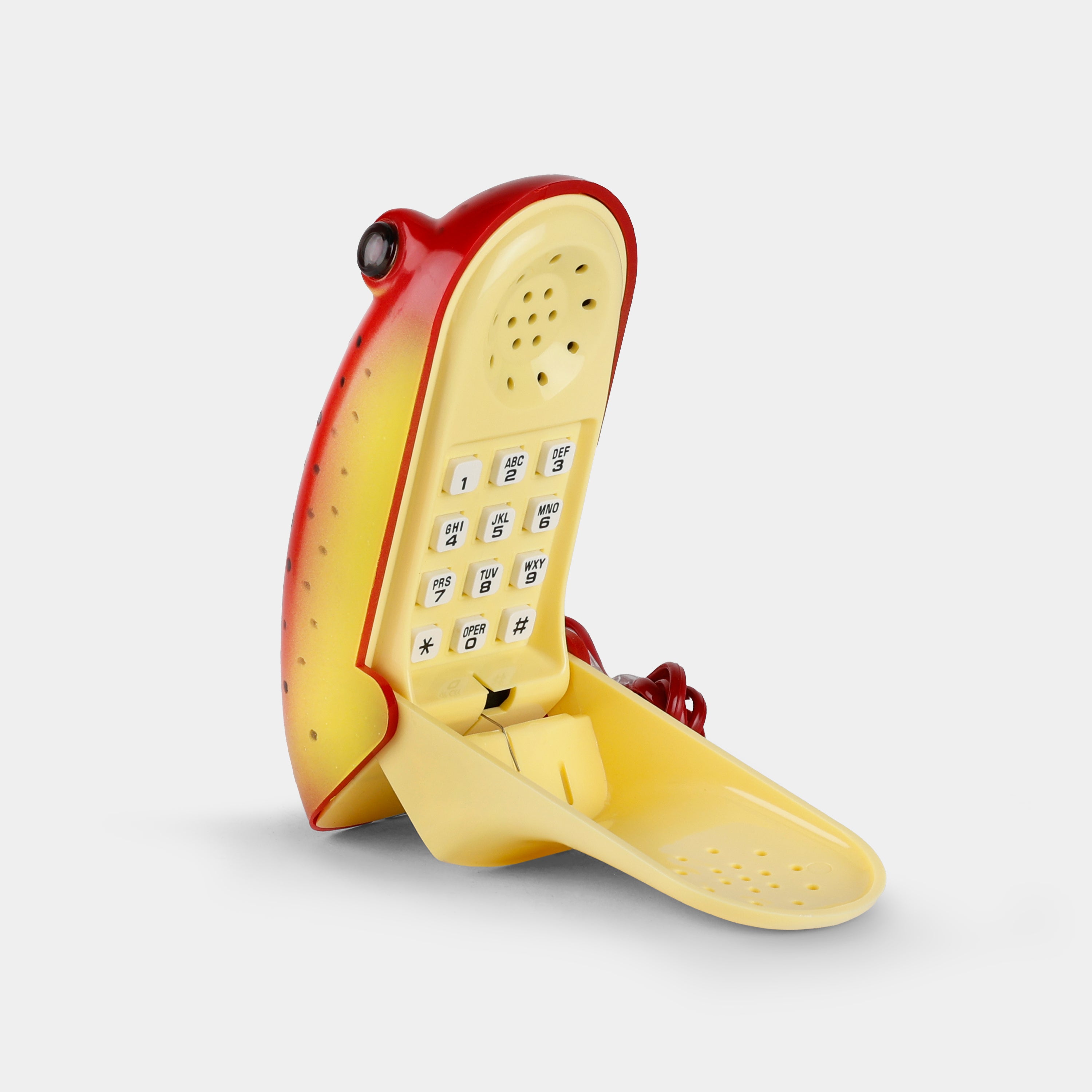 David Craft Crusader FF-518 Red Frog Telephone