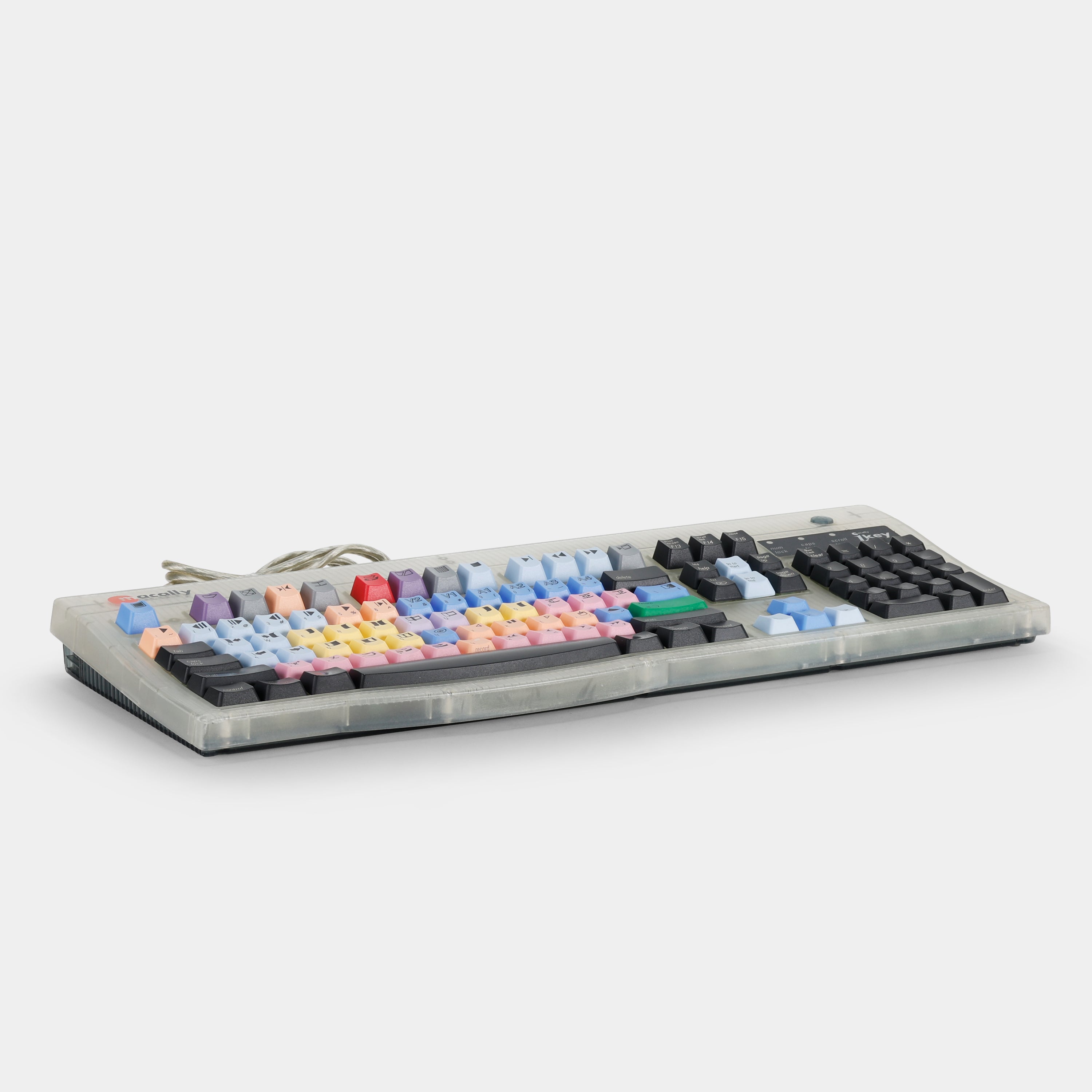 Macally iKey 4 Transparent Keyboard
