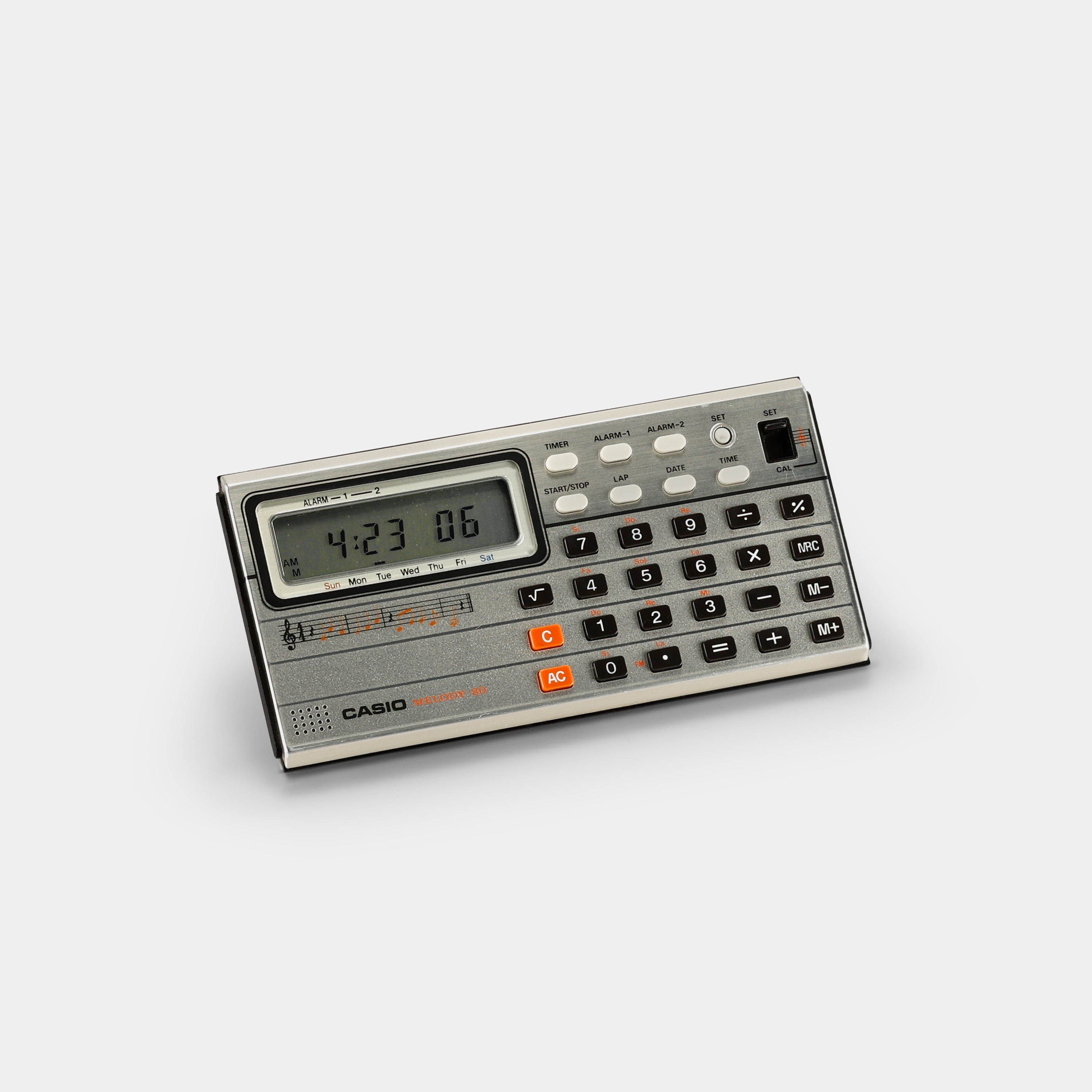 Casio Melody-80 Musical Calculator Alarm Clock