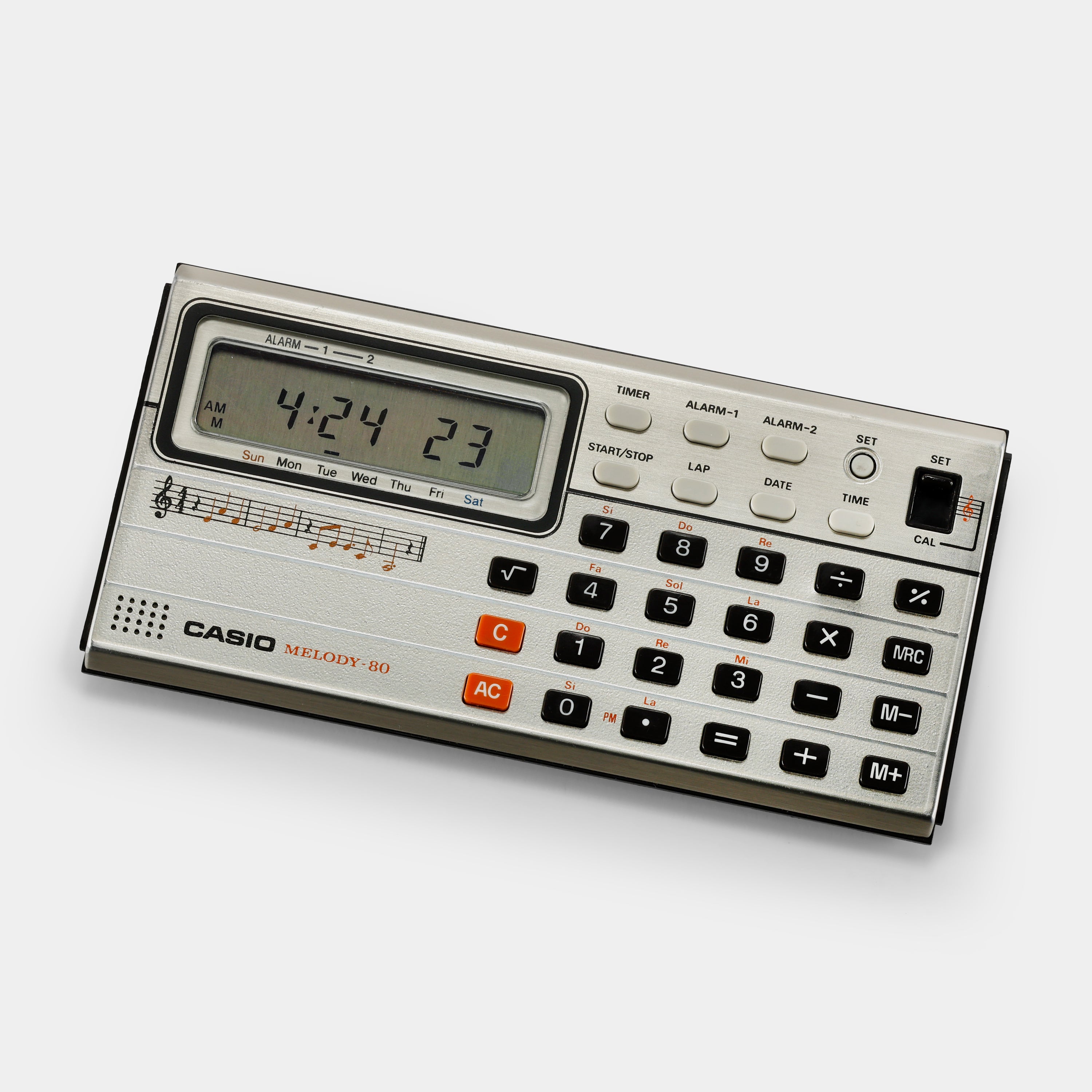 Casio Melody-80 Musical Calculator Alarm Clock