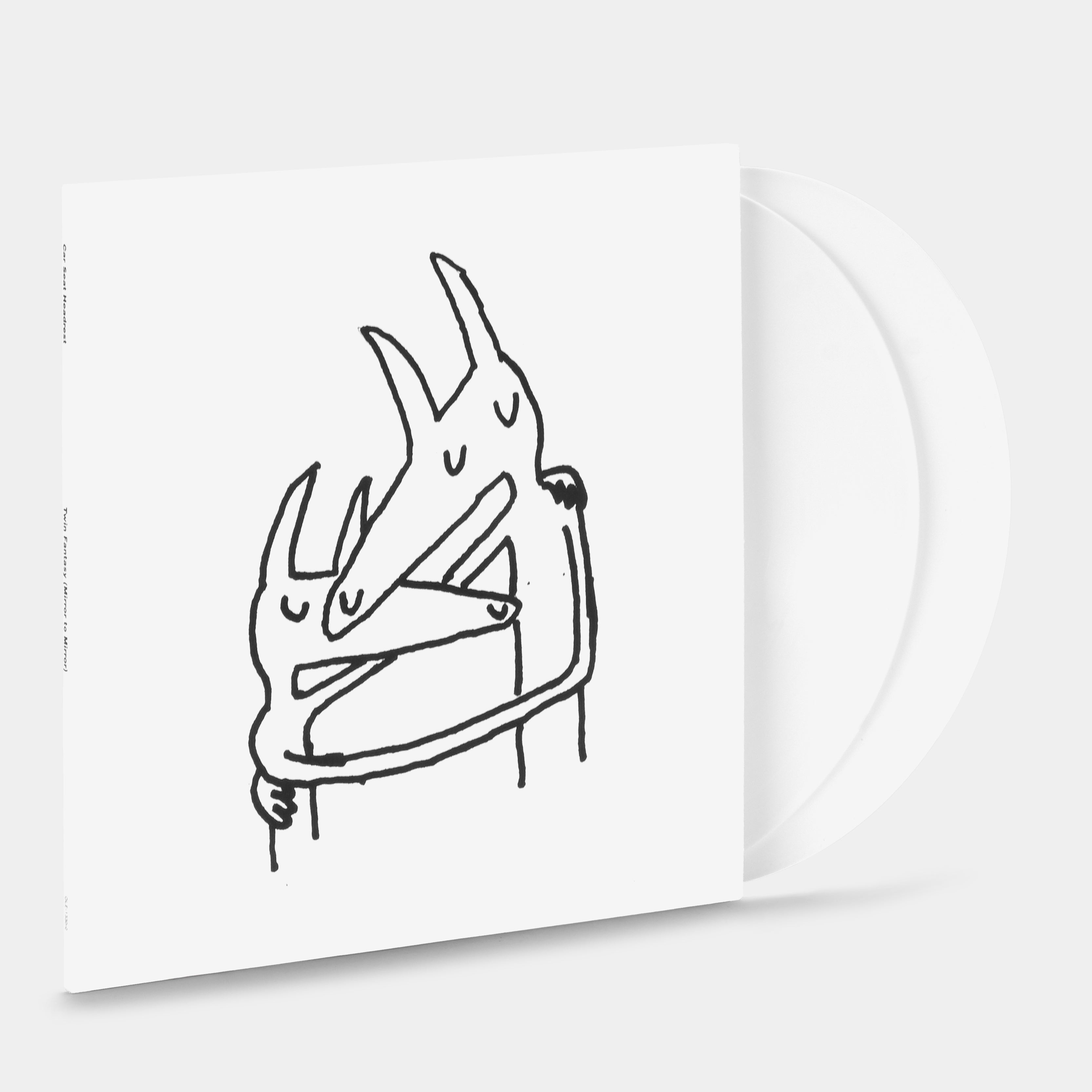 Car Seat Headrest - Twin Fantasy (Mirror To Mirror) 2xLP White Vinyl Record