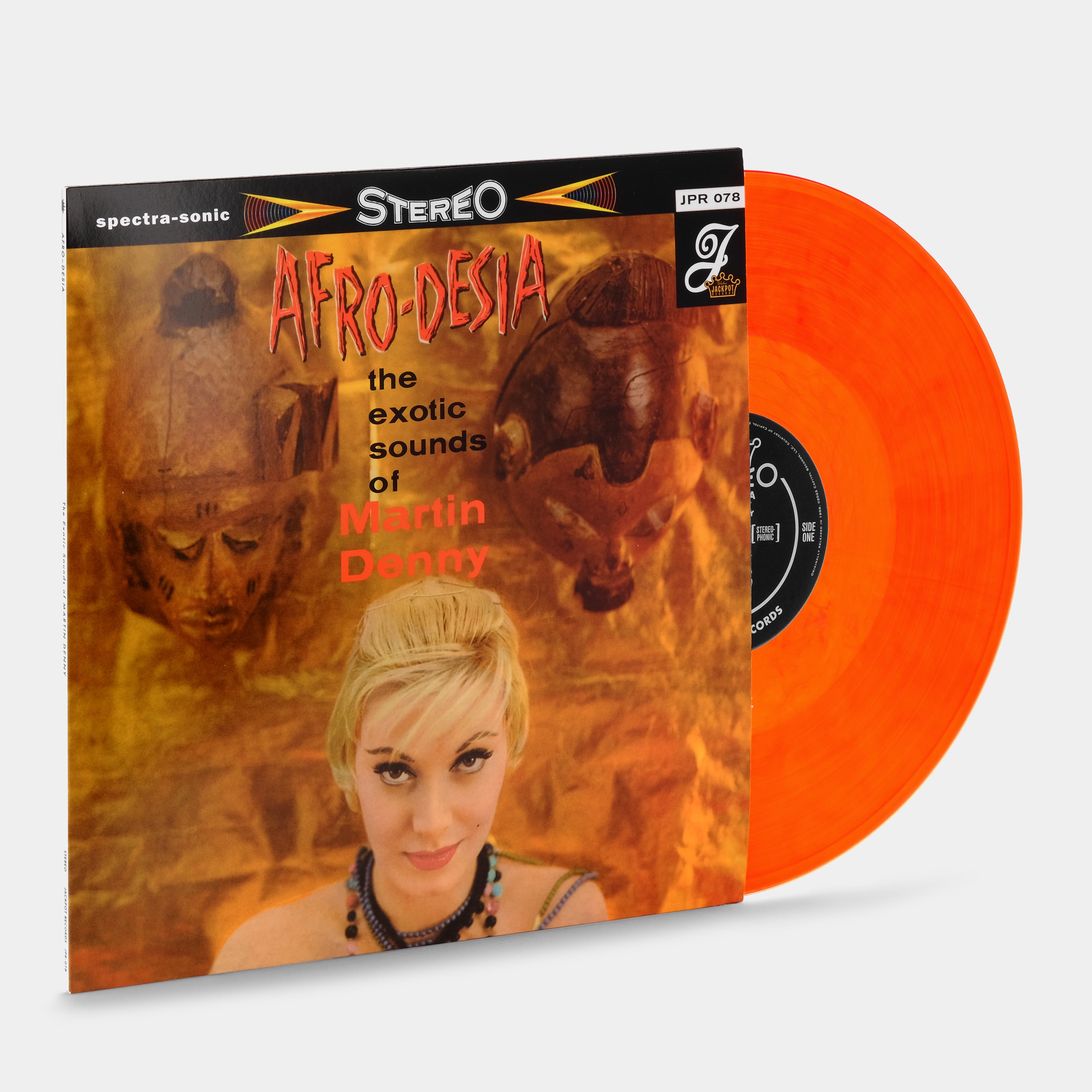 Martin Denny - Afro-Desia LP Flame Orange Vinyl Record