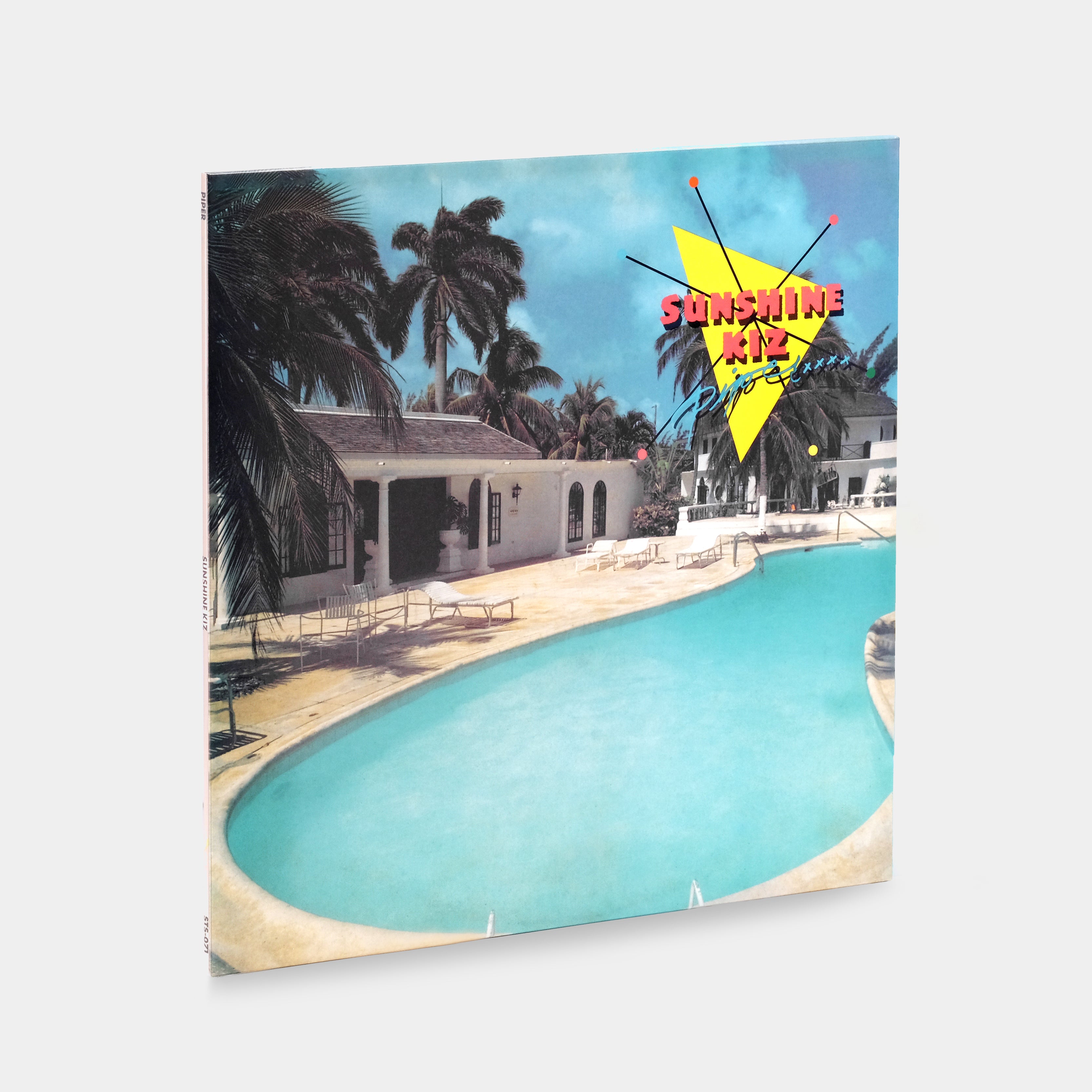 Piper - Sunshine Kiz LP Blue Swirl Vinyl Record