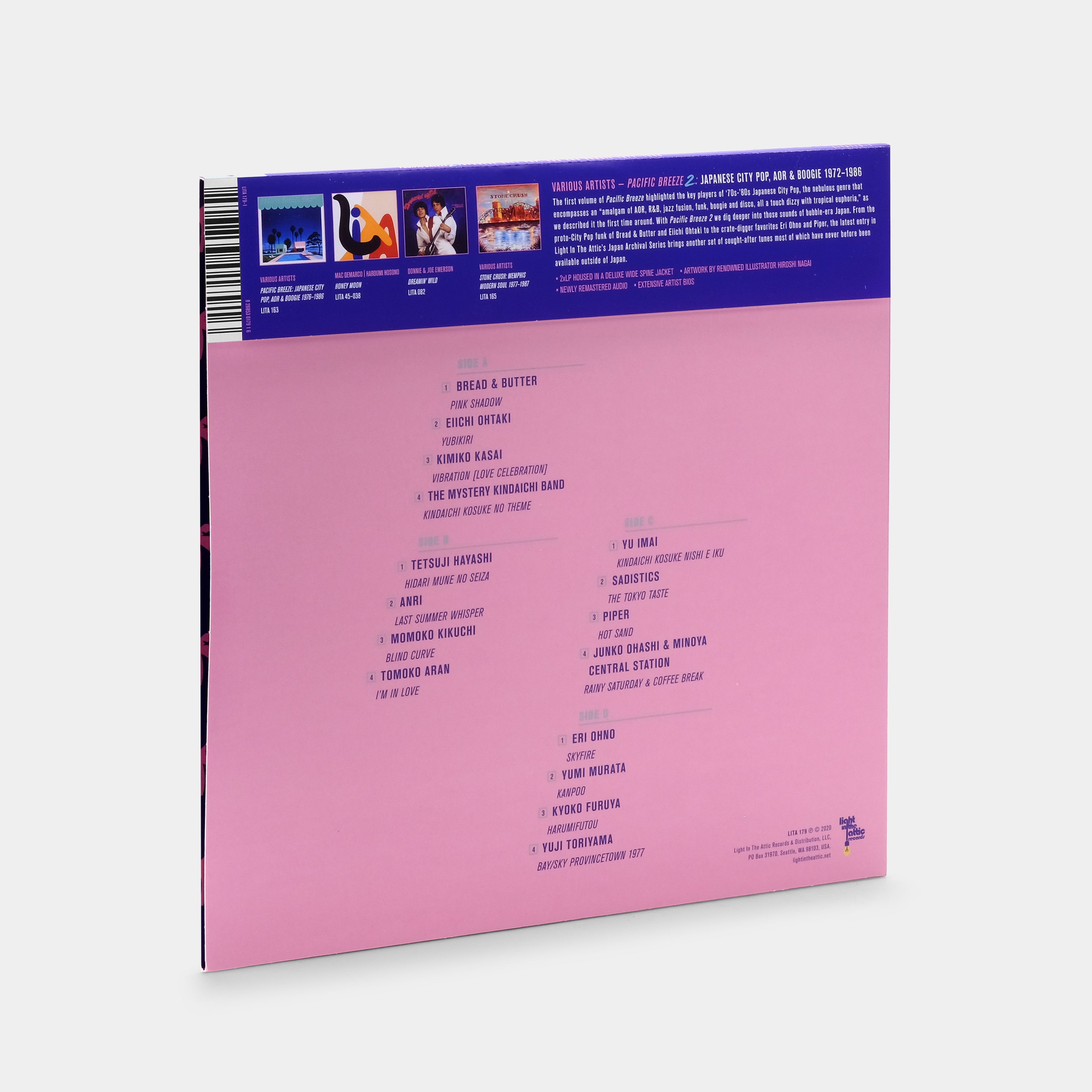 Pacific Breeze 2: Japanese City Pop, AOR & Boogie 1972-1986 2xLP Vinyl Record