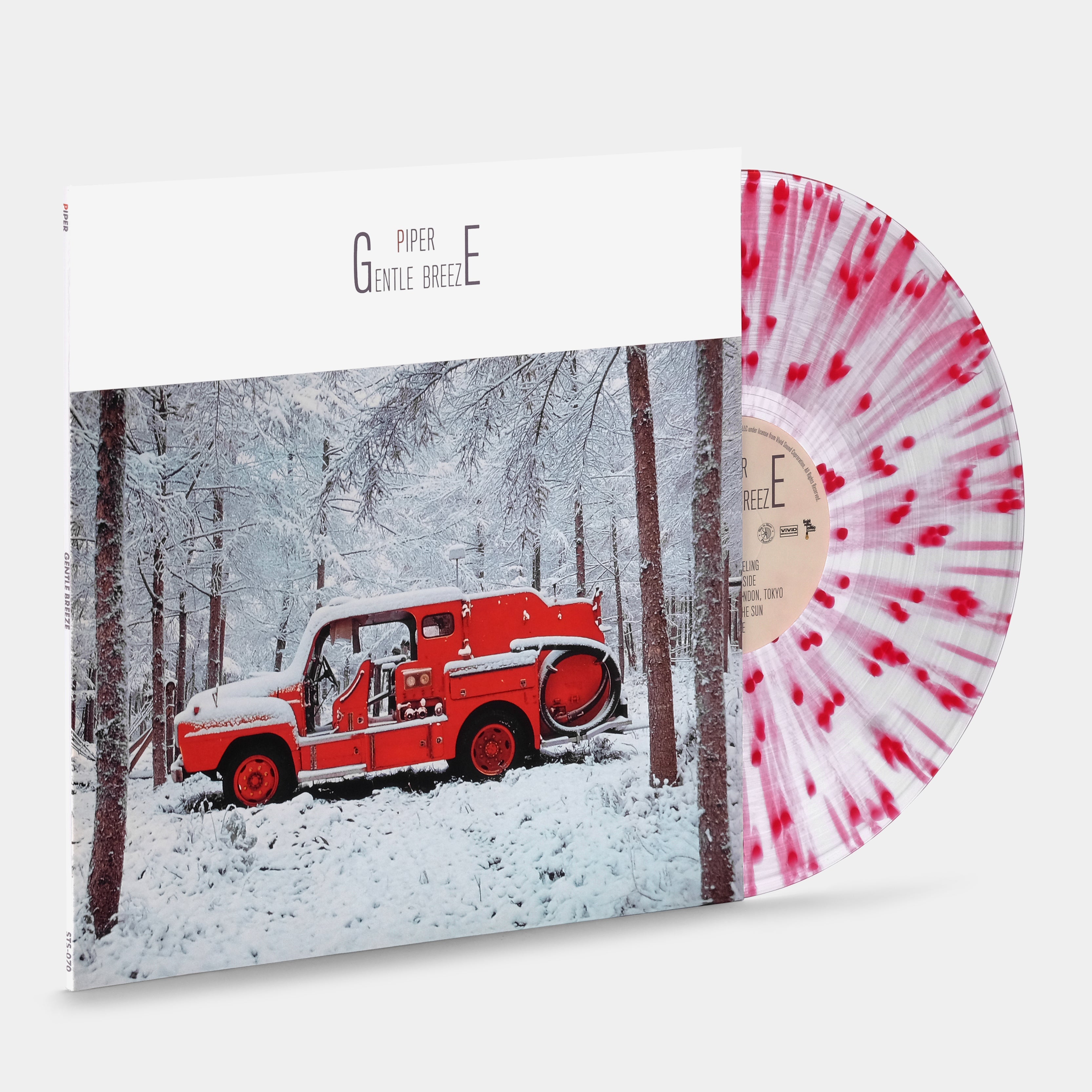Piper - Gentle Breeze LP Red Splatter Vinyl Record