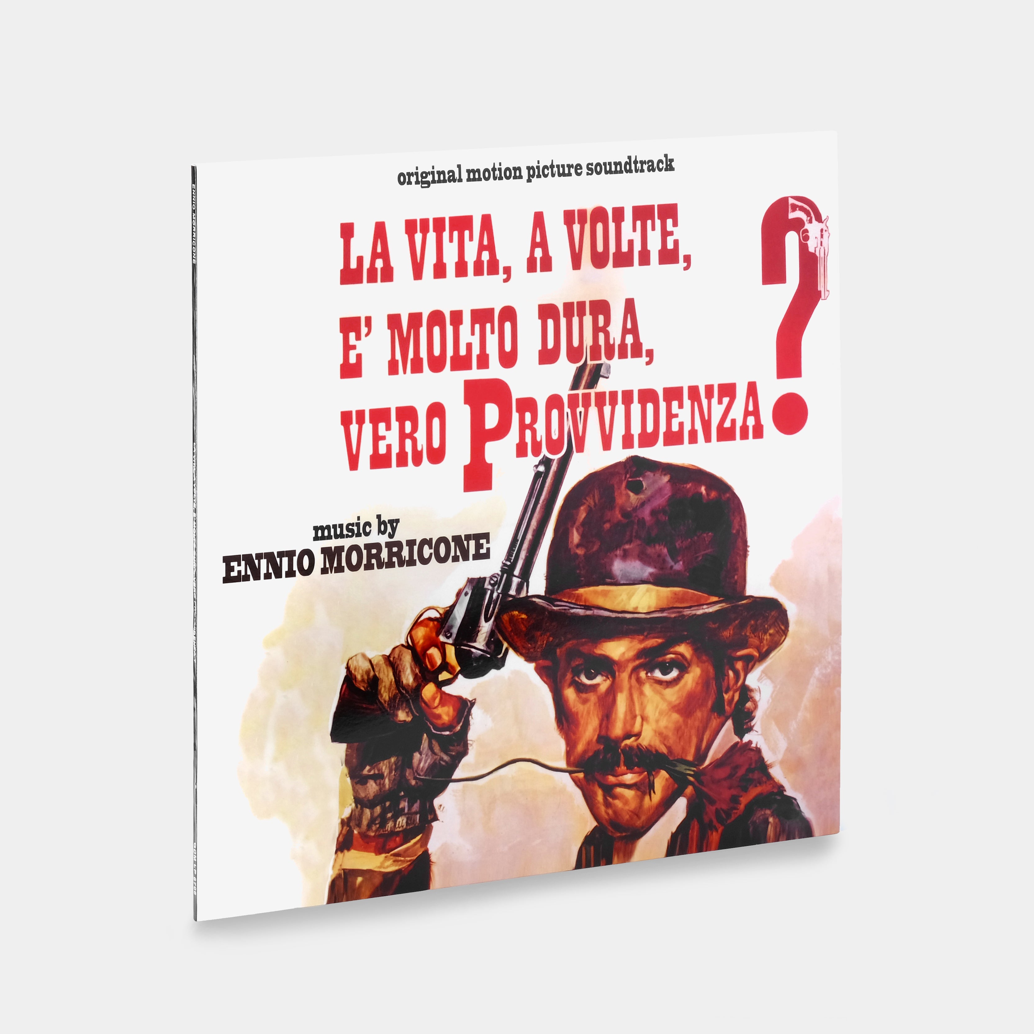 Ennio Morricone - La Vita, A Volte, E' Molto Dura, Vero Provvidenza? (Original Motion Picture Soundtrack) LP Blue Vinyl Record