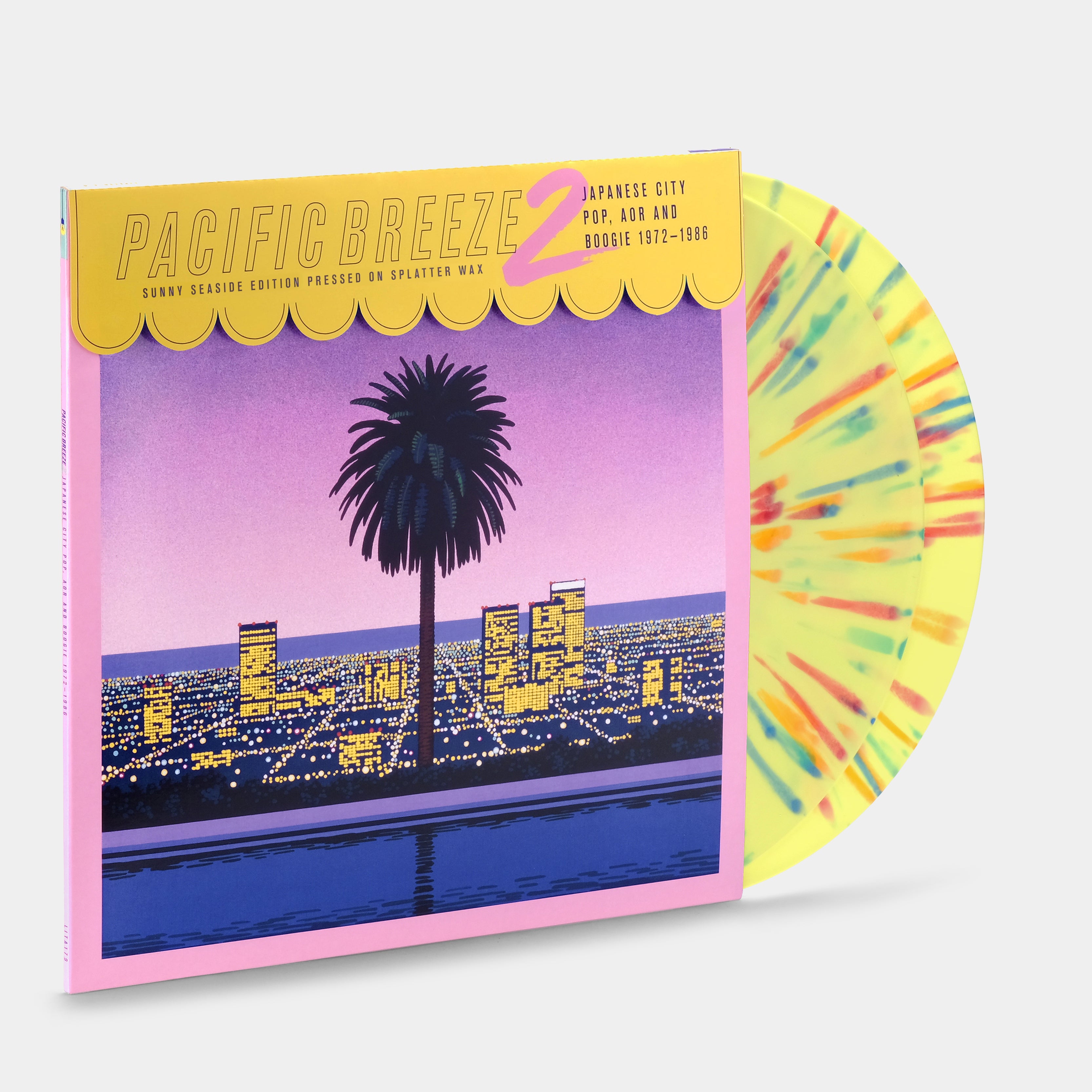 Pacific Breeze 2: Japanese City Pop, AOR & Boogie 1972-1986 2xLP Sunny Seaside Splatter Vinyl Record