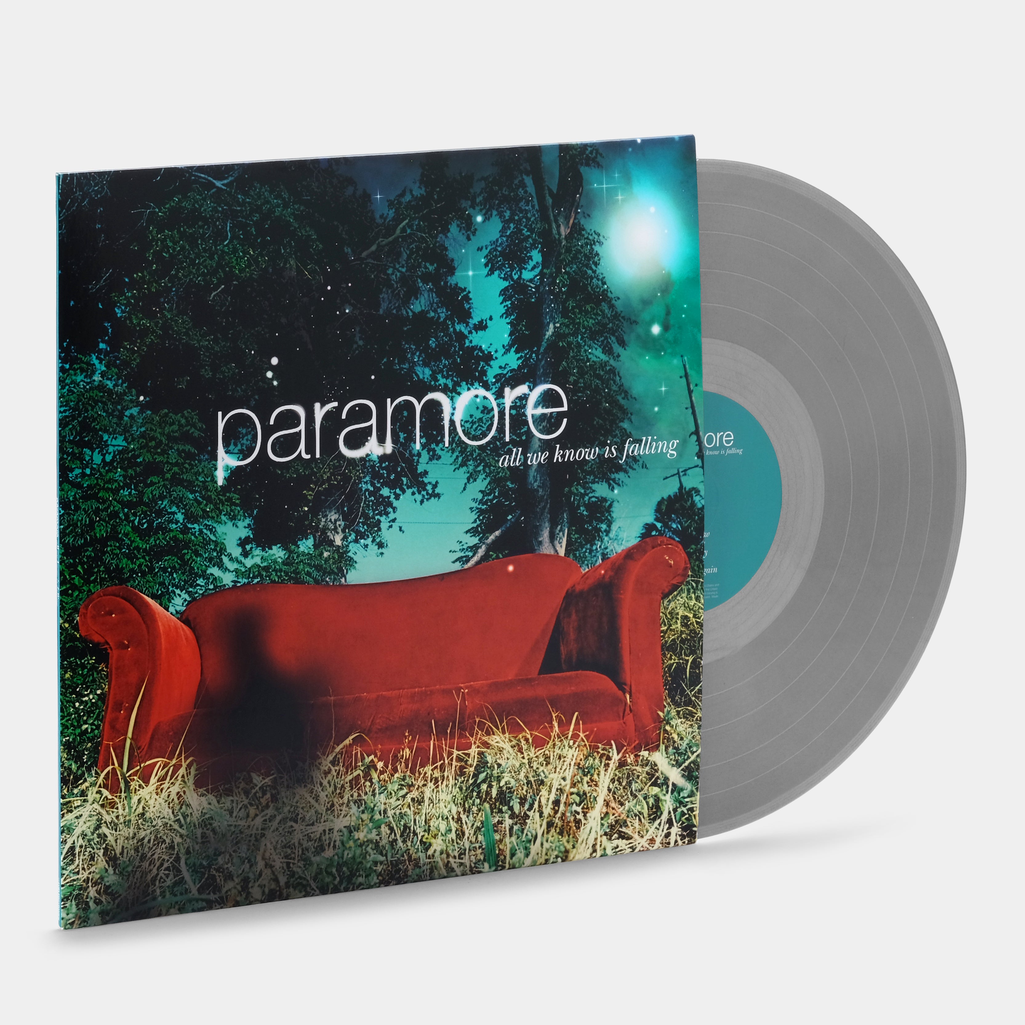 Paramore - All We Know Is Falling LP Silver Vinyl Record