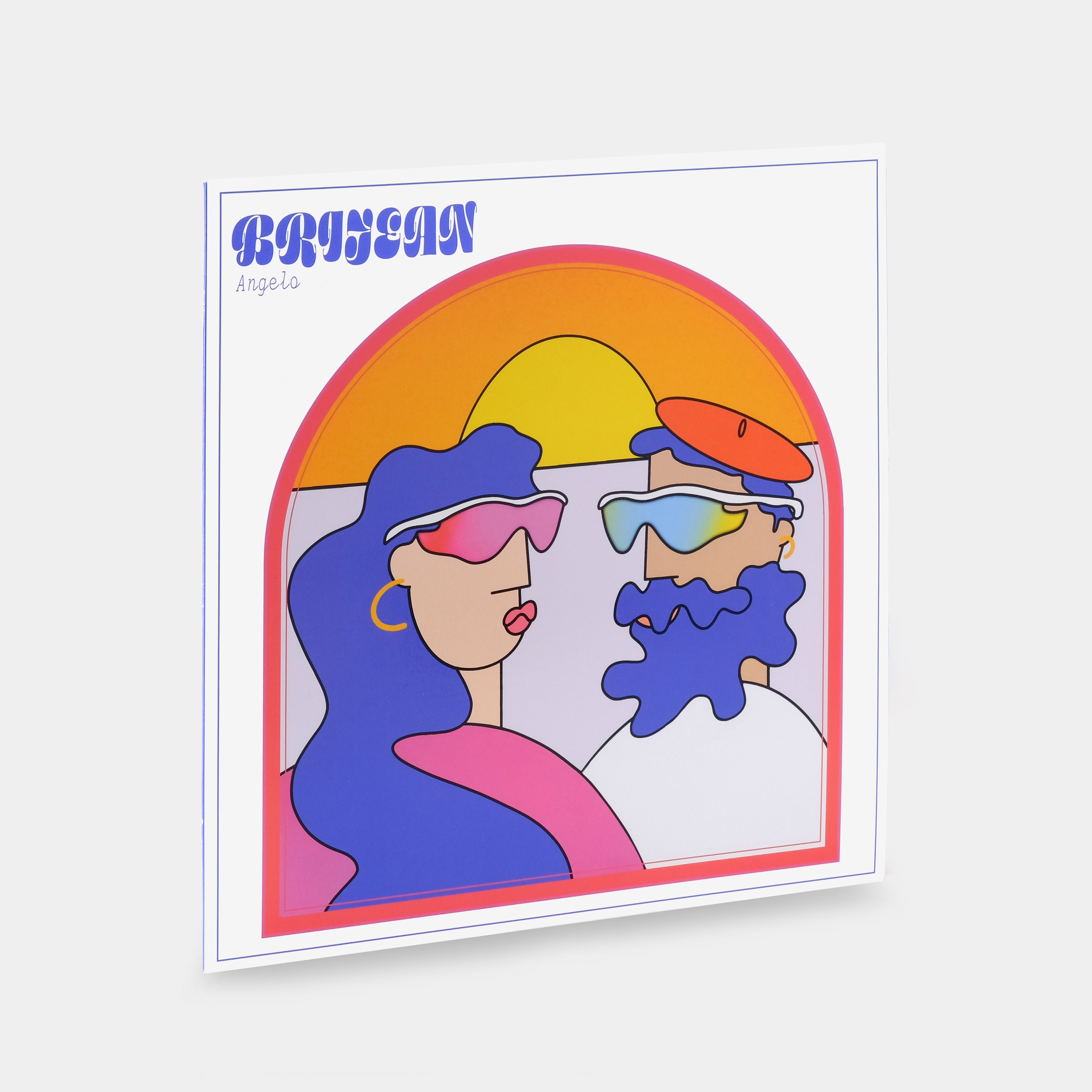 Brijean - Angelo EP Pink & Blue Marbled Vinyl Record