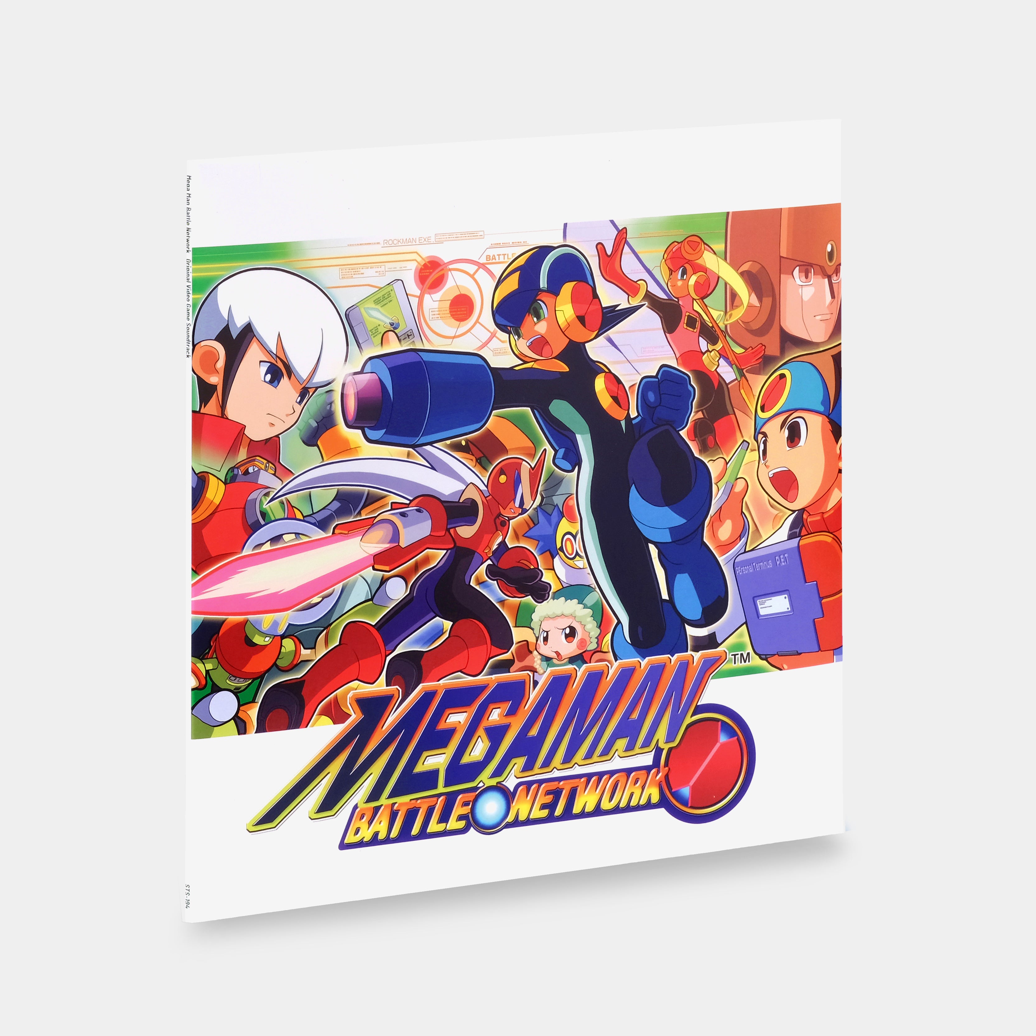 Akari Kaida - Mega Man Battle Network (Original Video Game Soundtrack) LP Blue and White Splatter Vinyl Record