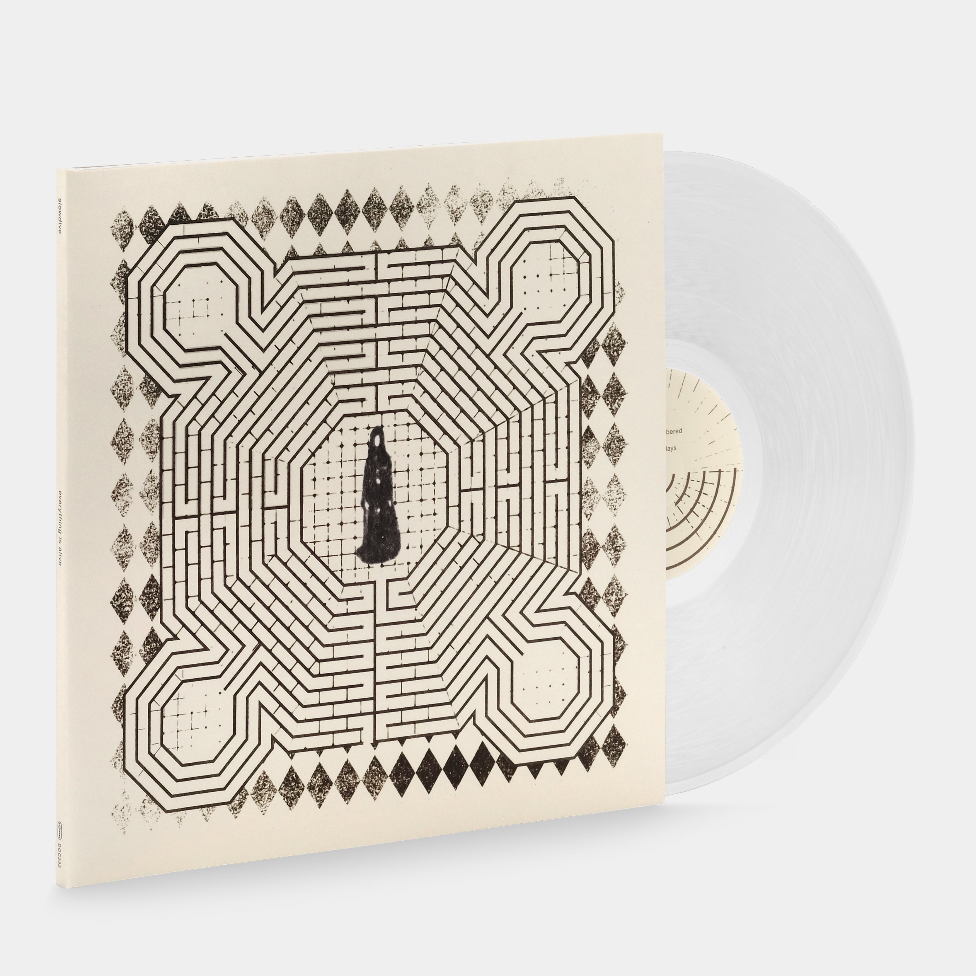 Slowdive - Everything Is Alive LP Crystal Clear Vinyl Record