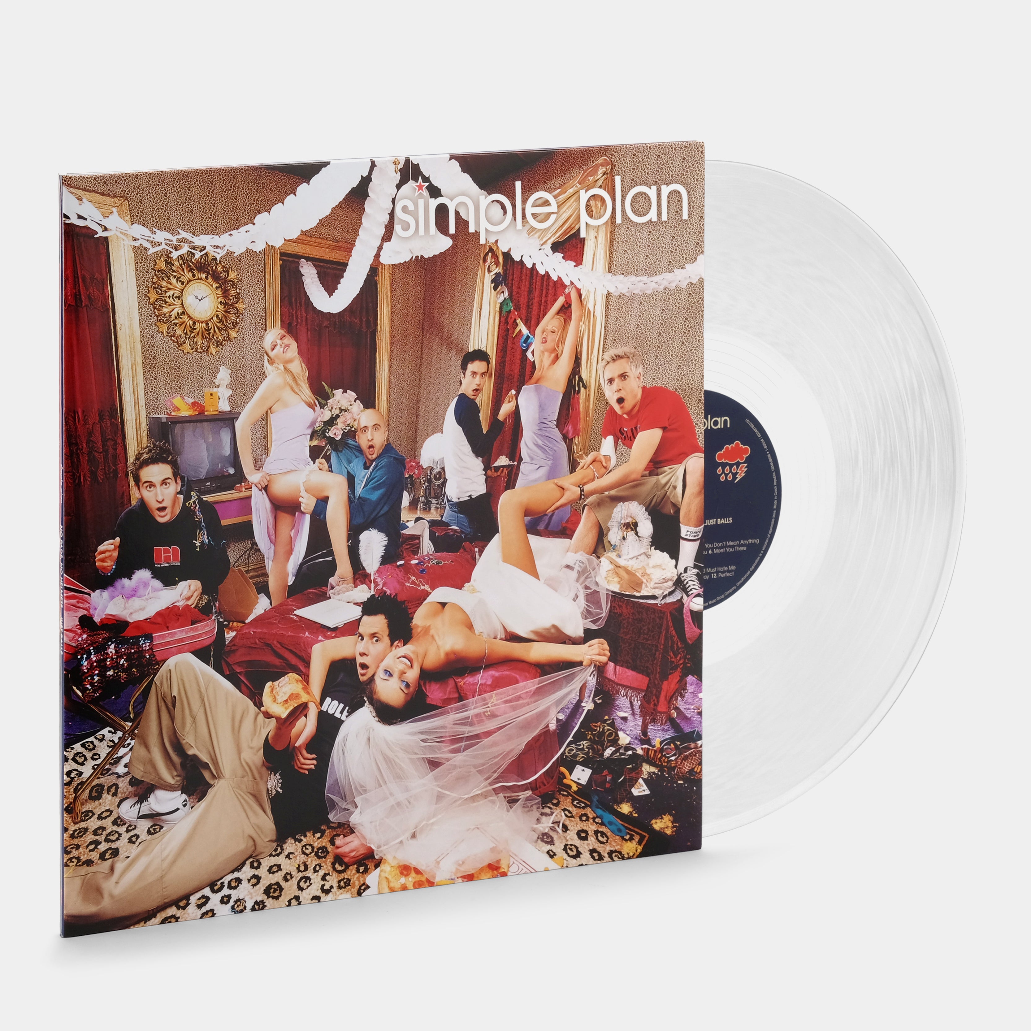 Simple Plan - No Pads, No Helmets...Just Balls LP Clear Crystal Vinyl Record
