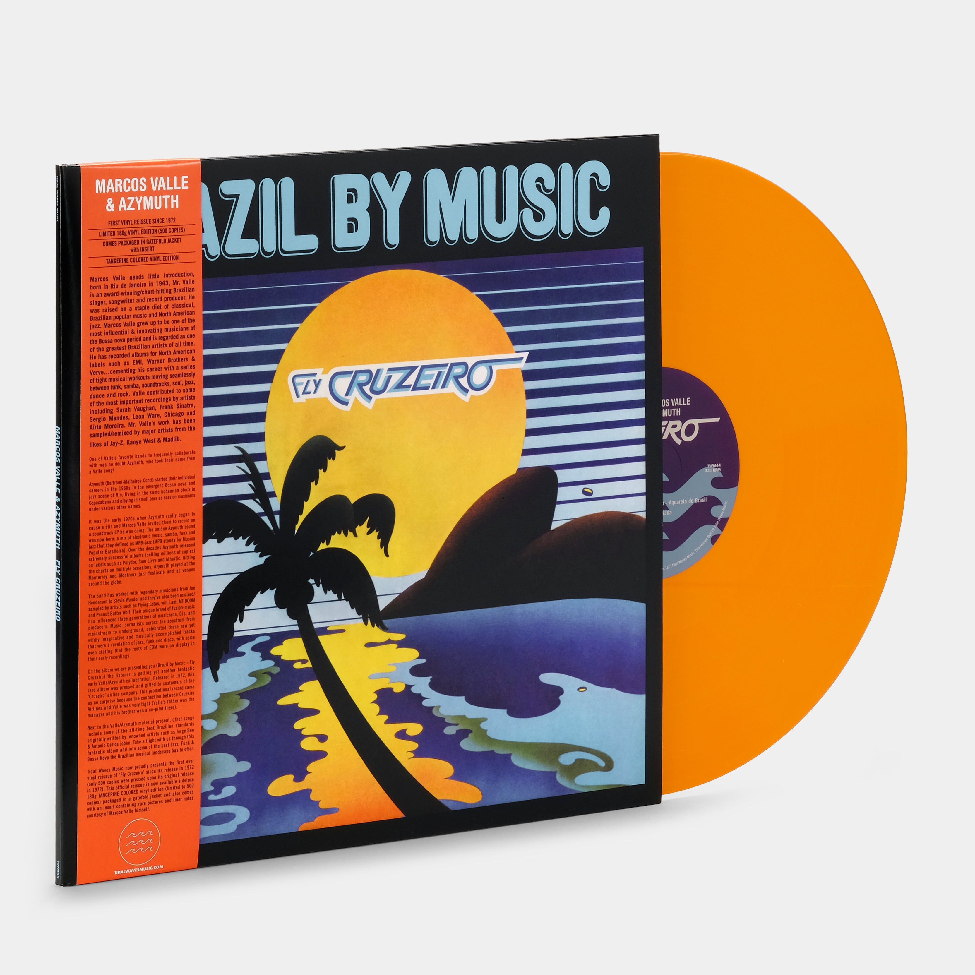 Marcos Valle & Azymuth - Fly Cruzeiro LP Tangerine Vinyl Record