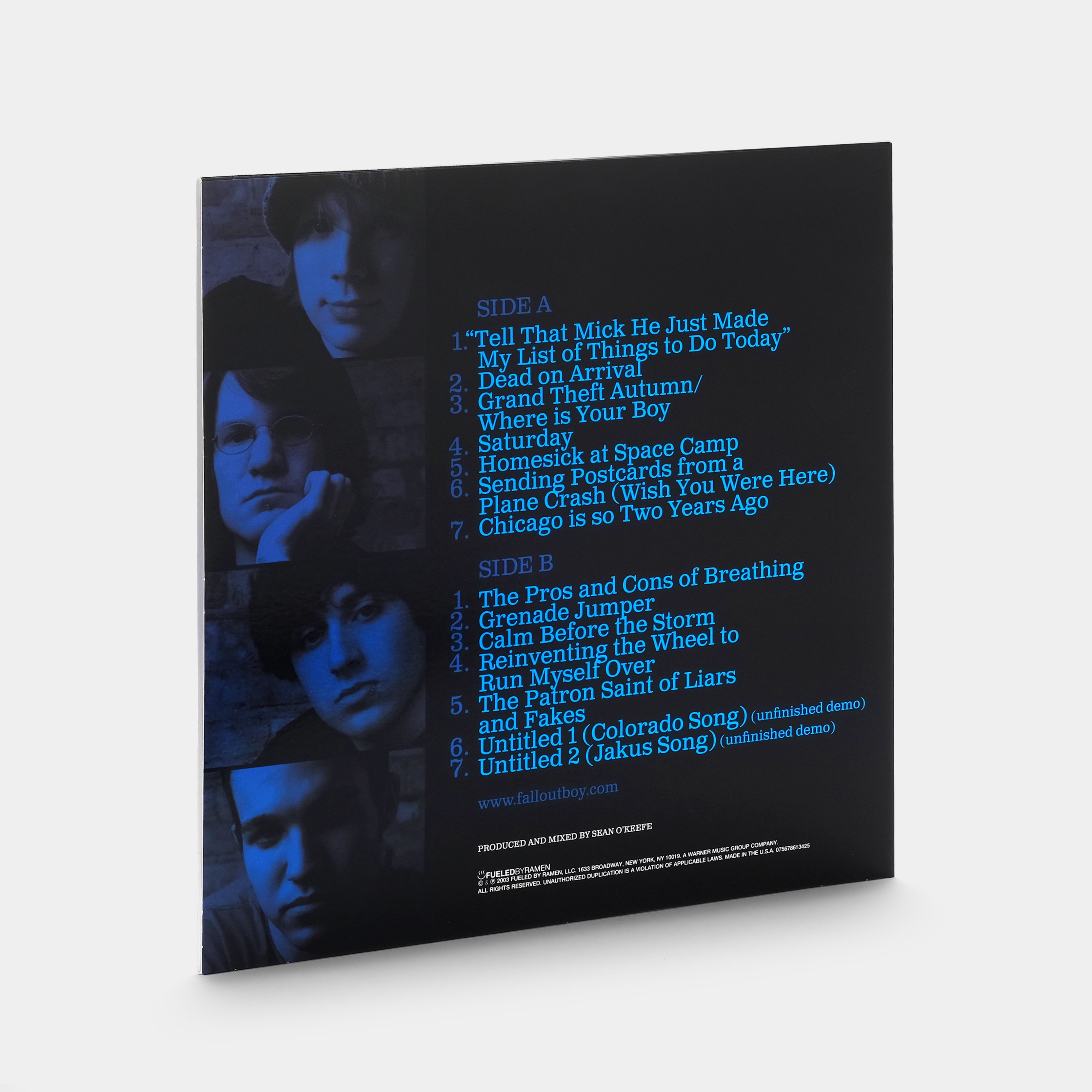 Fall Out Boy - Take This To Your Grave (20th Anniversary Edition) LP Blue Jay Vinyl Record