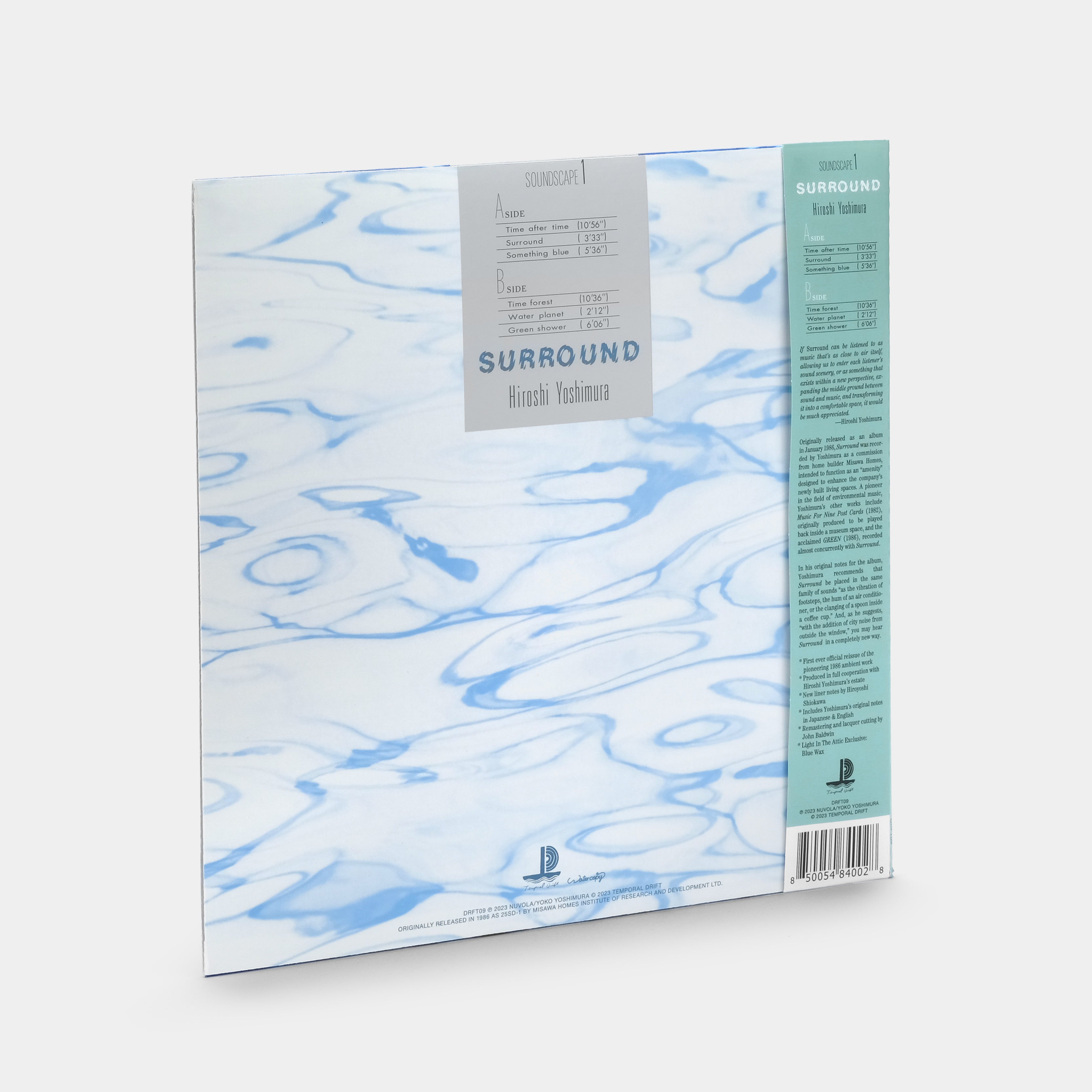 Hiroshi Yoshimura - Soundscape 1: Surround LP Transparent Blue Vinyl Record