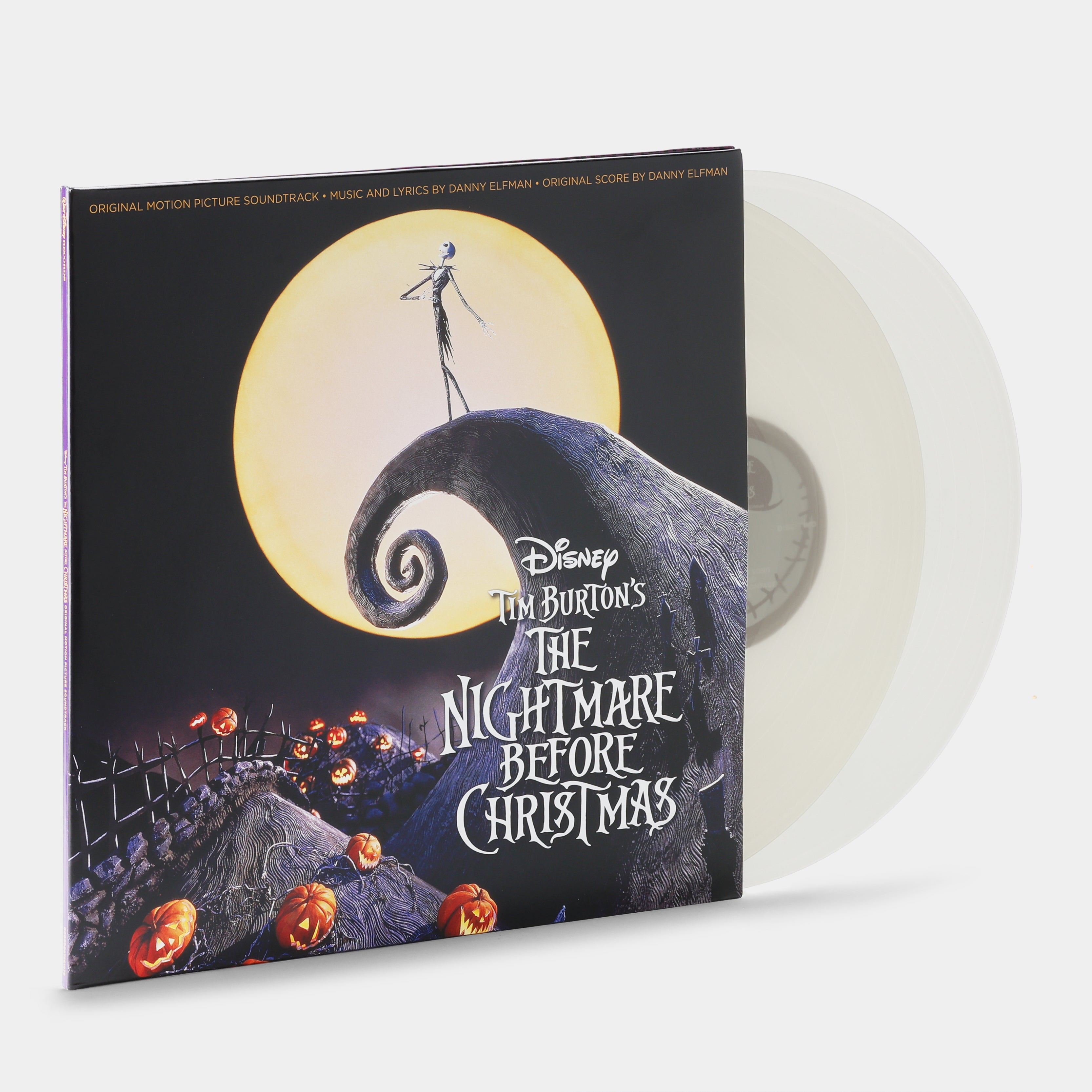 Danny Elfman - Tim Burton's The Nightmare Before Christmas (Original Motion Picture Soundtrack) 2xLP Glow in the Dark Vinyl Record