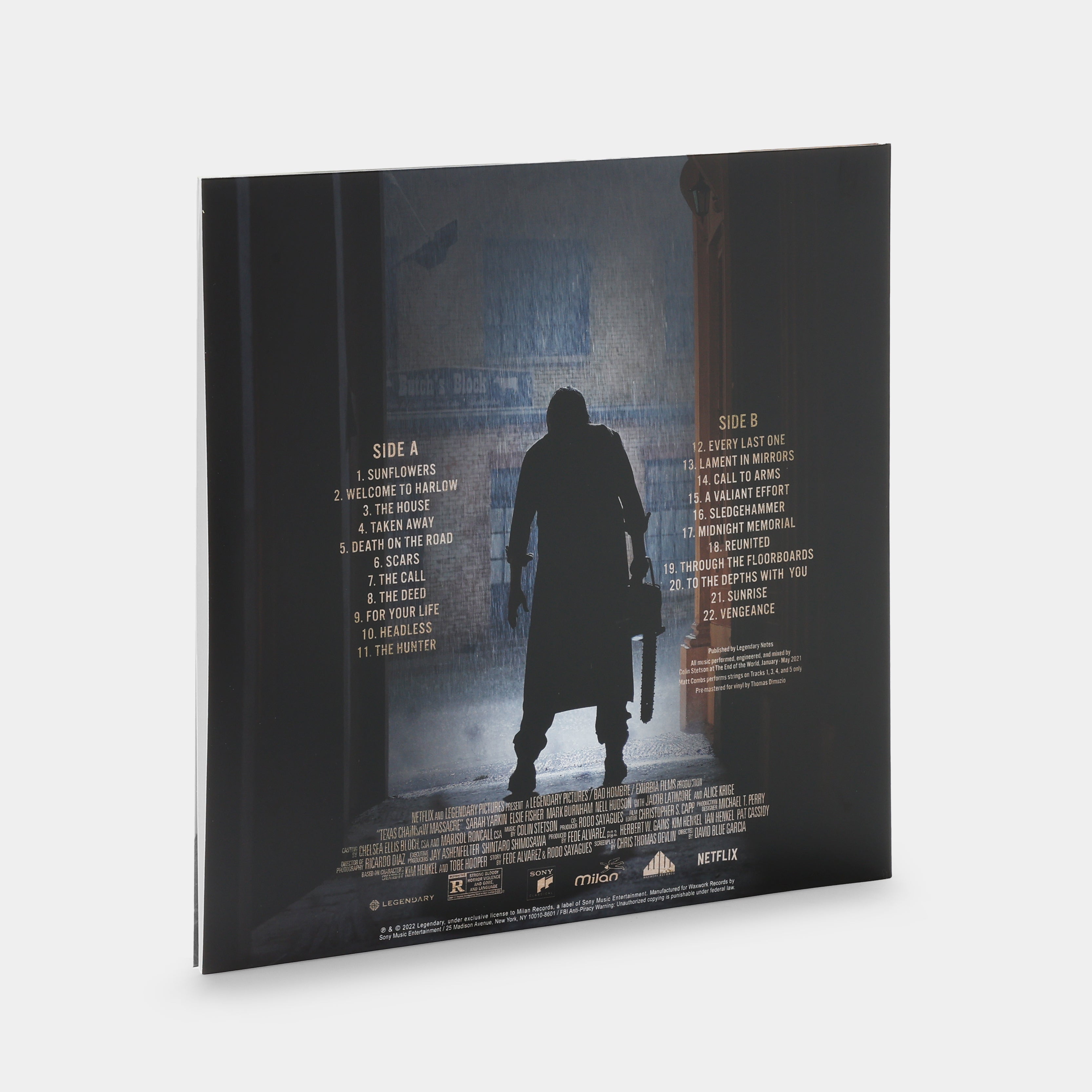 Colin Stetson - Texas Chainsaw Massacre (Original Motion Picture Soundtrack) LP Sunflower and Blood Swirl Vinyl Record